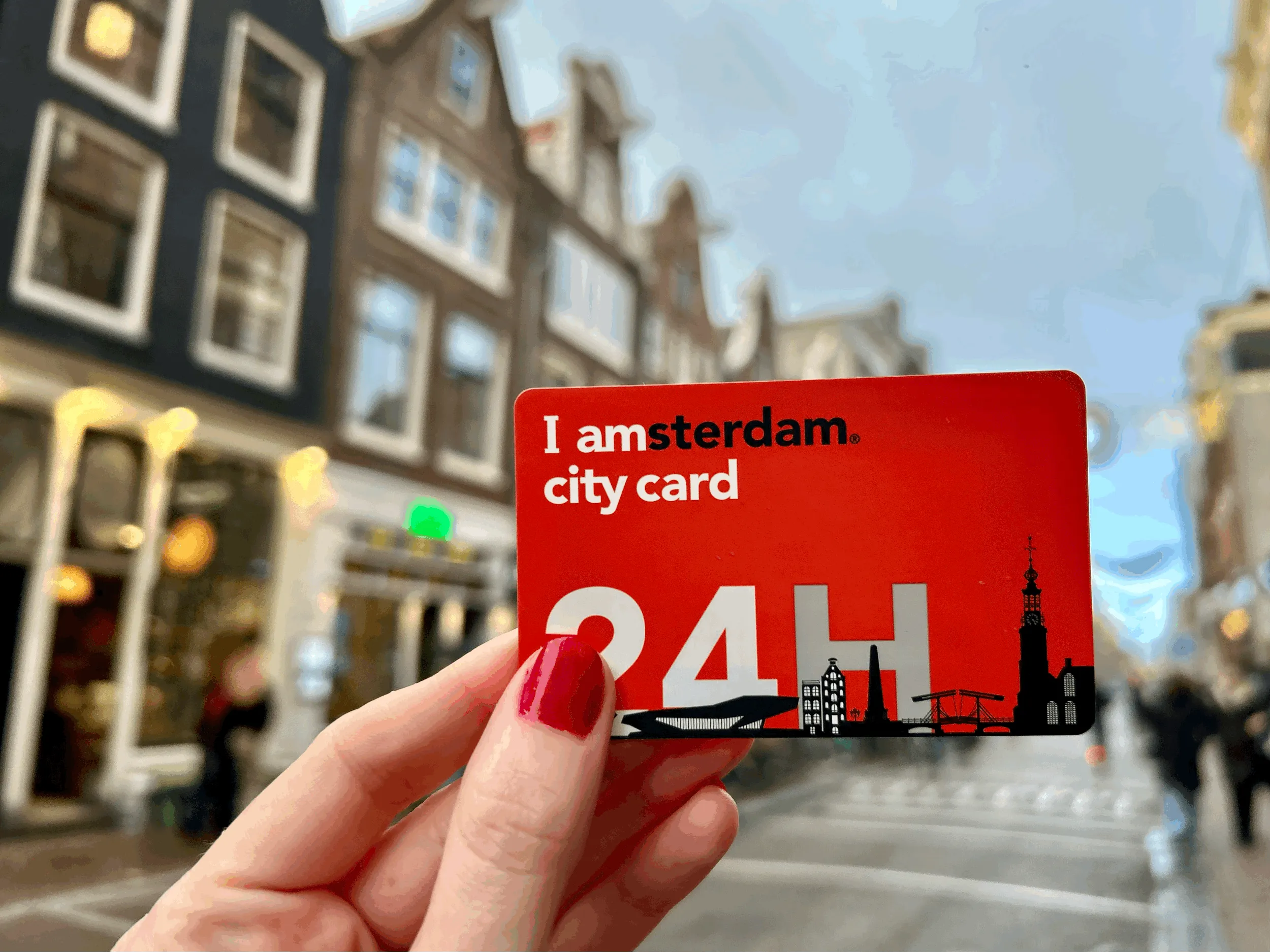 Amsterdam pass card concept image