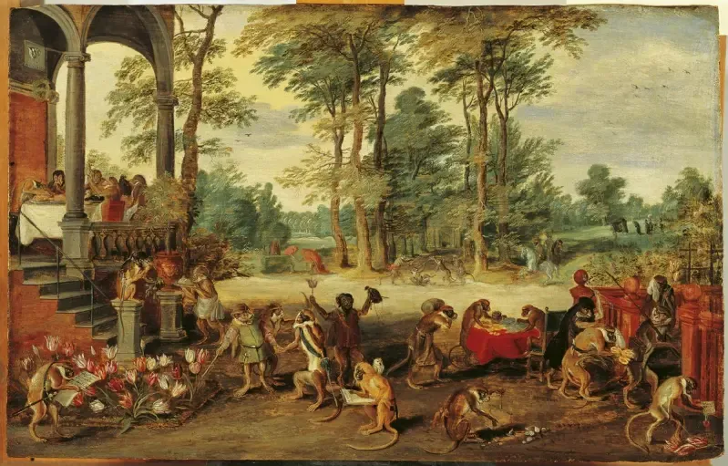 Satire on Tulip Mania by Jan Brueghel the Younger