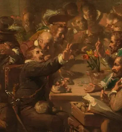 Traditional tulip market in Amsterdam