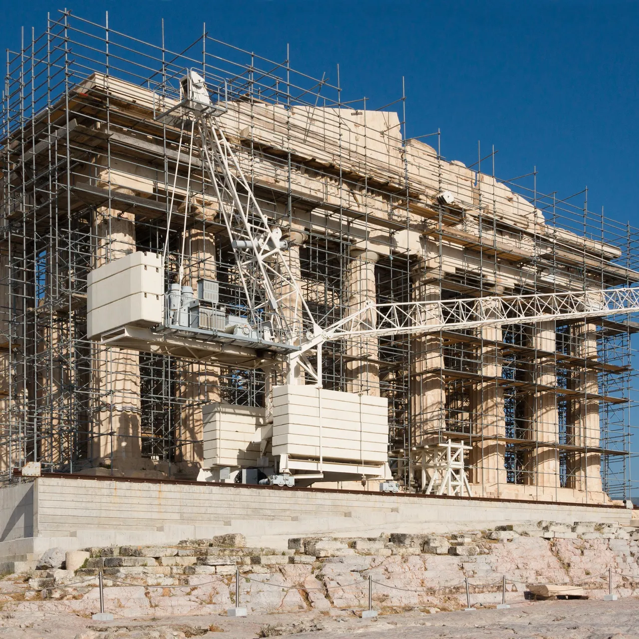 Parthenon construction detail