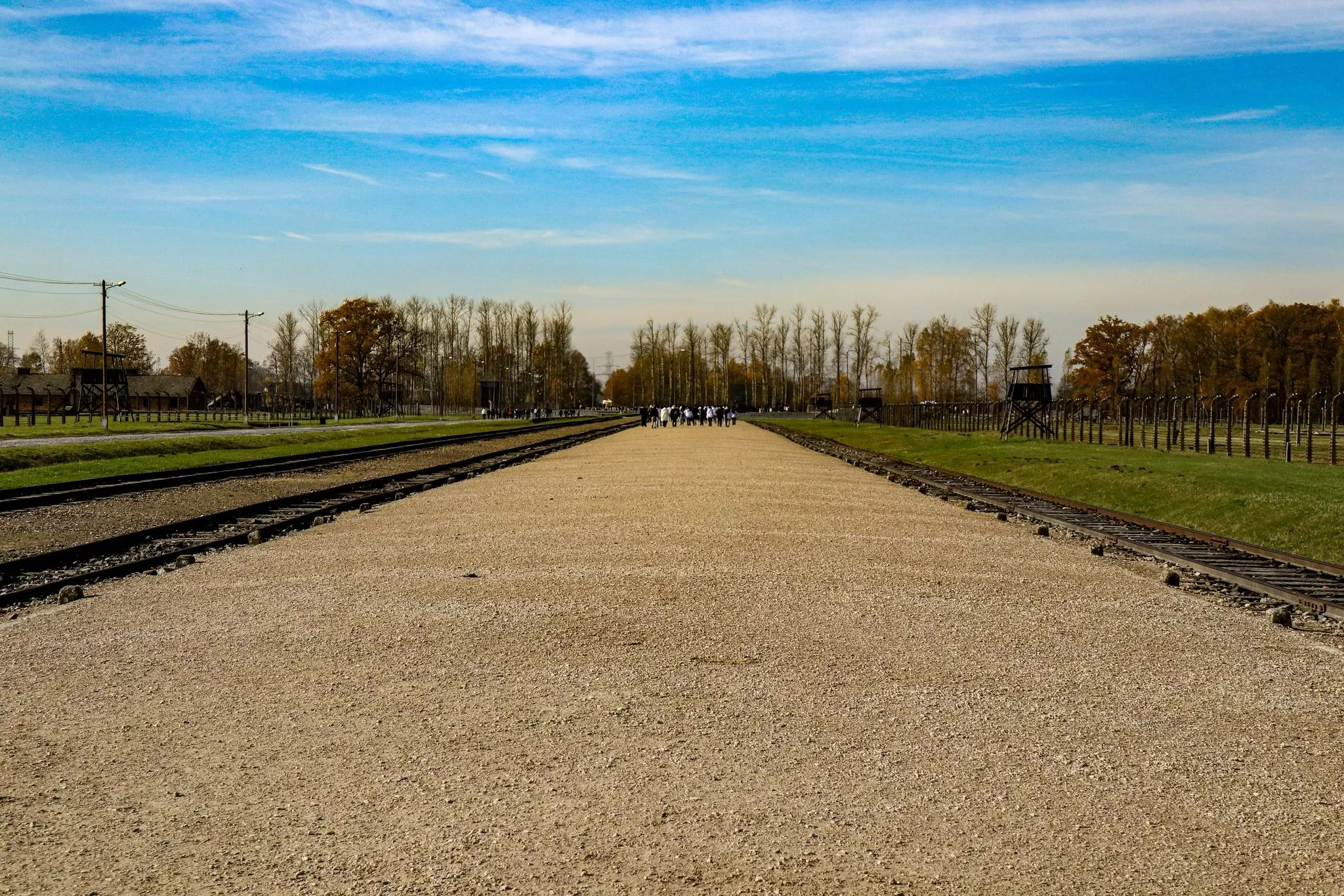 Birkenau platform and rail spur
