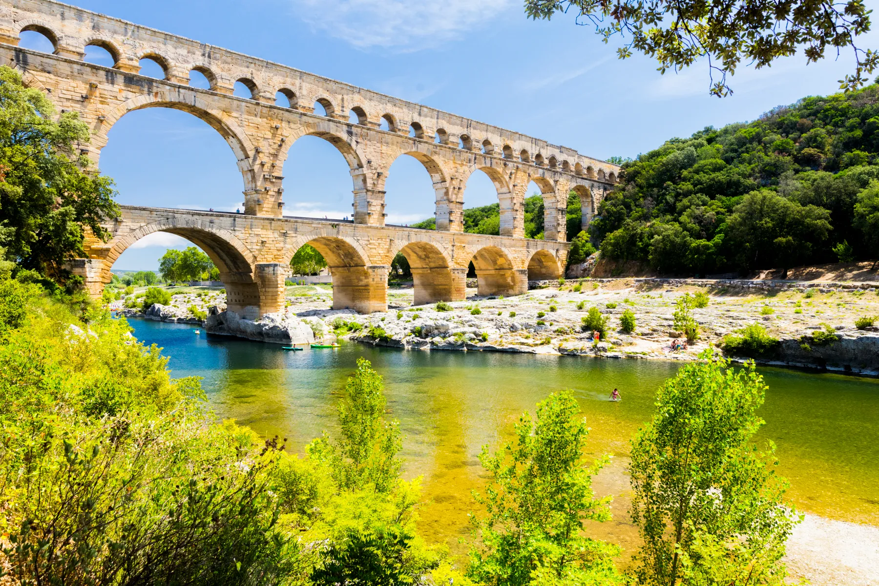 Palace of the Popes & Gardens + Pont du Gard