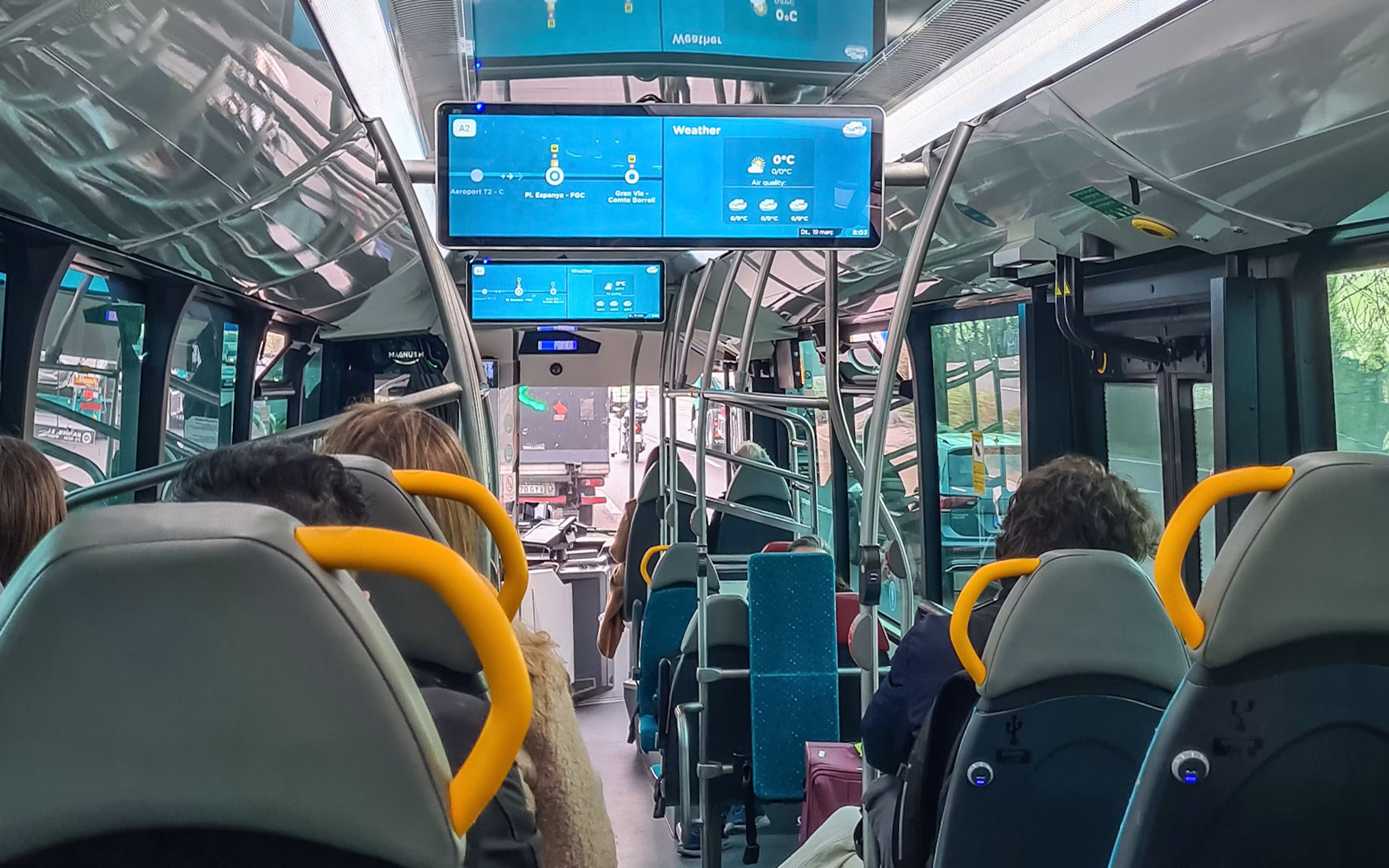 Aerobus interior seats