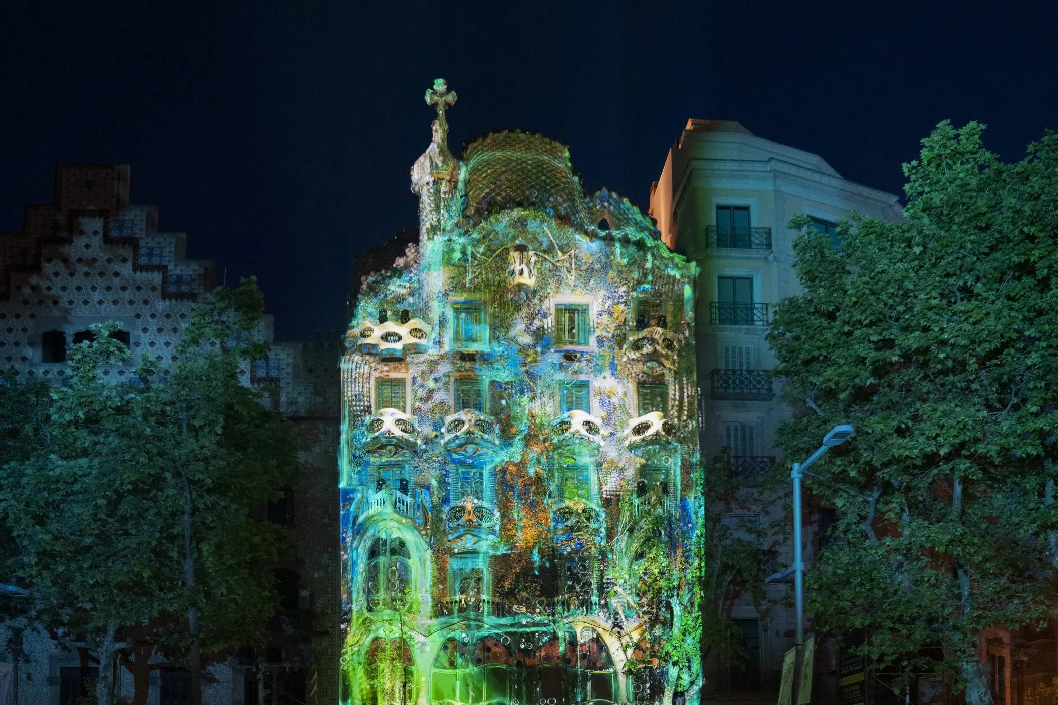 Casa Batllò Night View