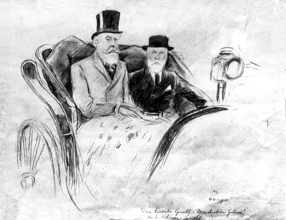 Park Güell old photo