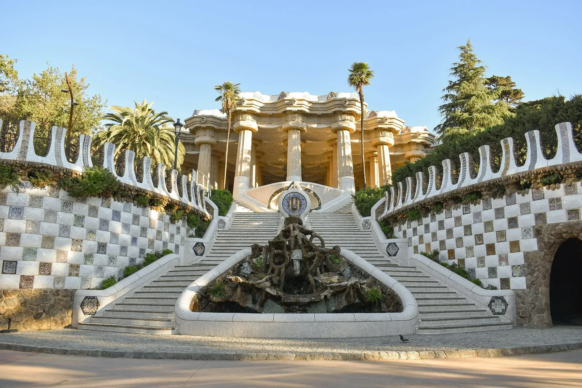 Park Güell stairs