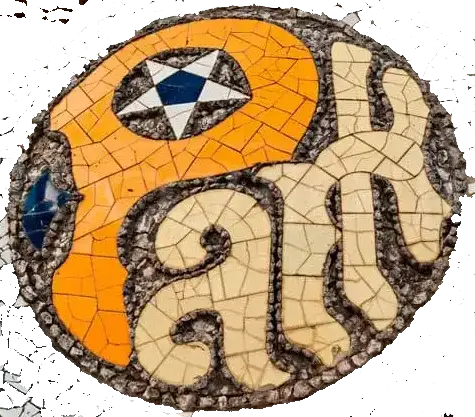 Park Güell in Barcelona Logo