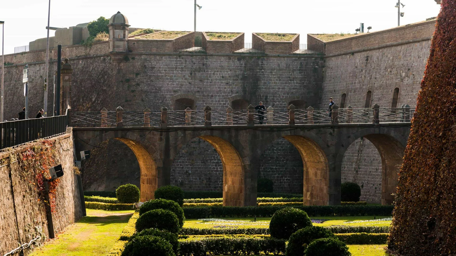 Montjuïc Castle at the summit