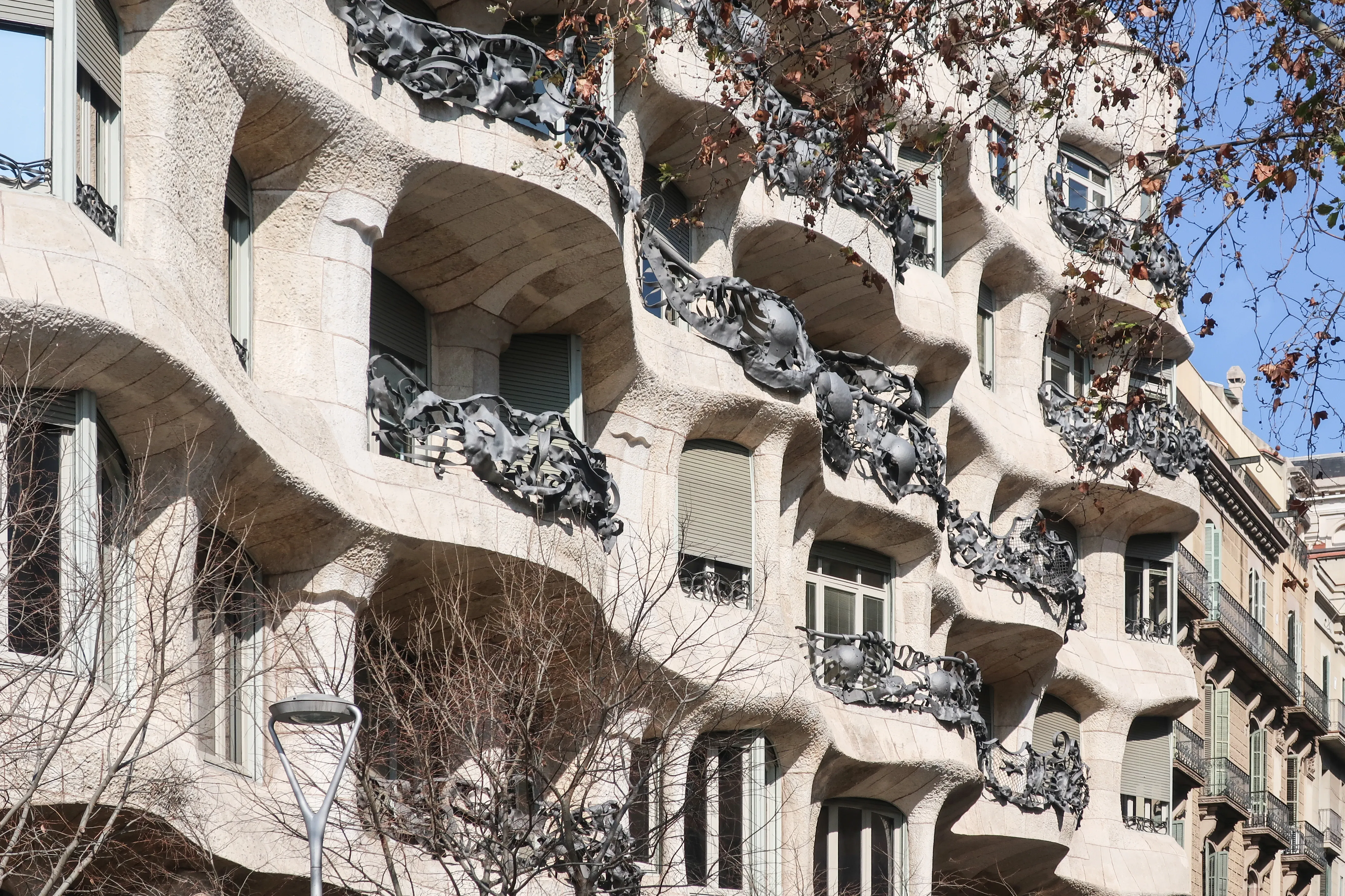 La Pedrera Wrought-Iron Balconies