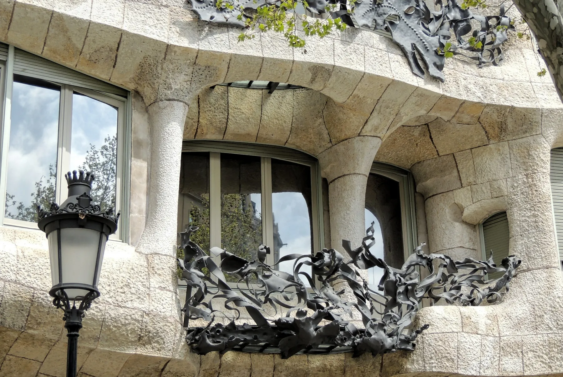 Façade ironwork detail