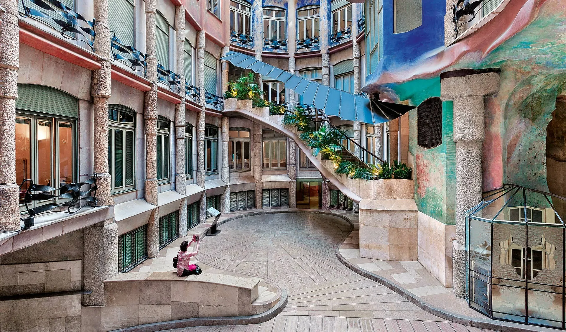 La Pedrera Interior Courtyard