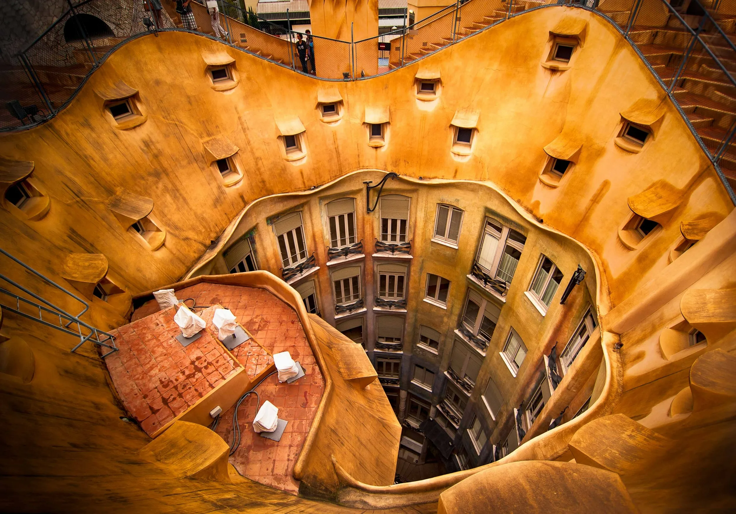 Light well looking up