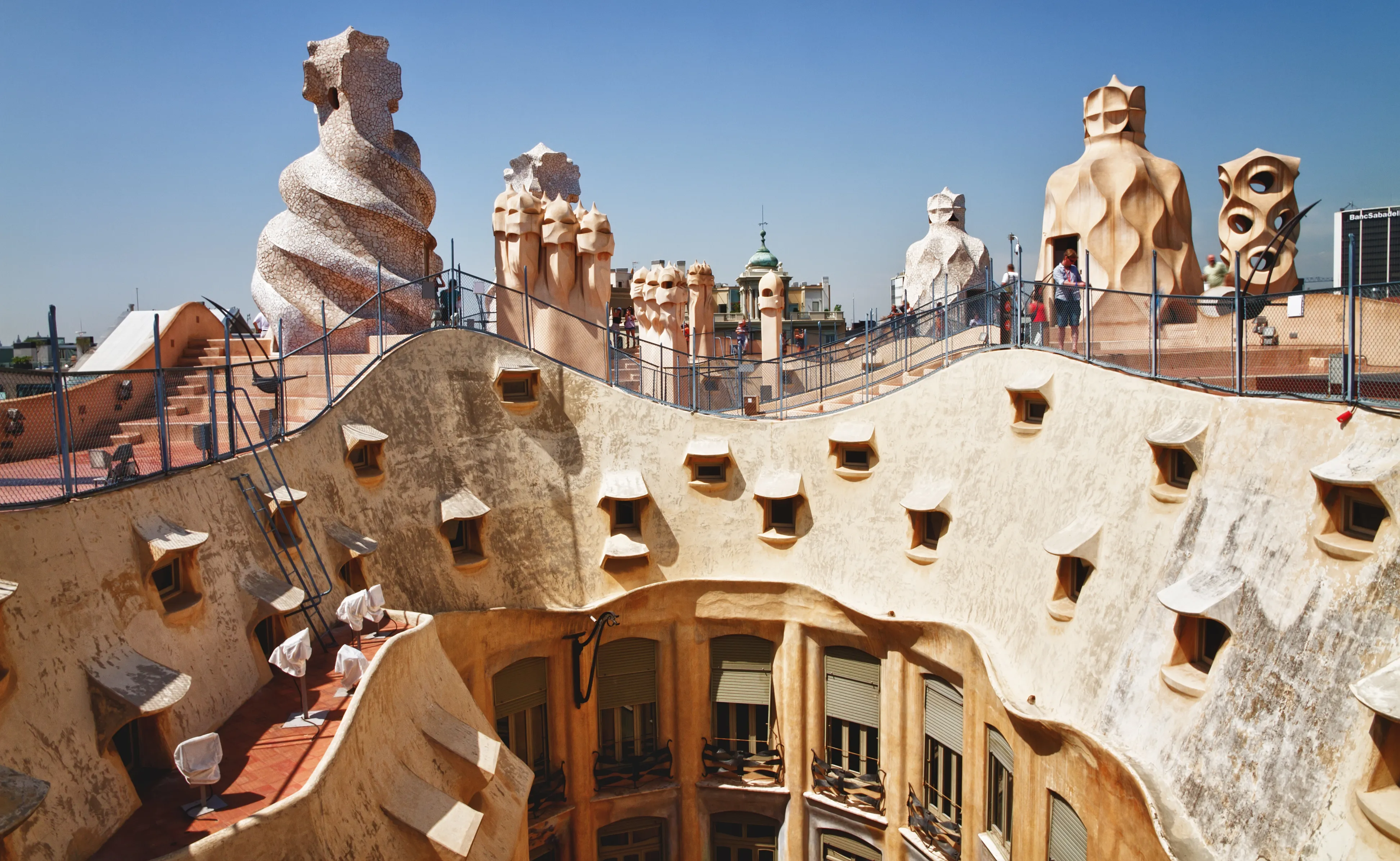La Pedrera Rooftop and Skyline