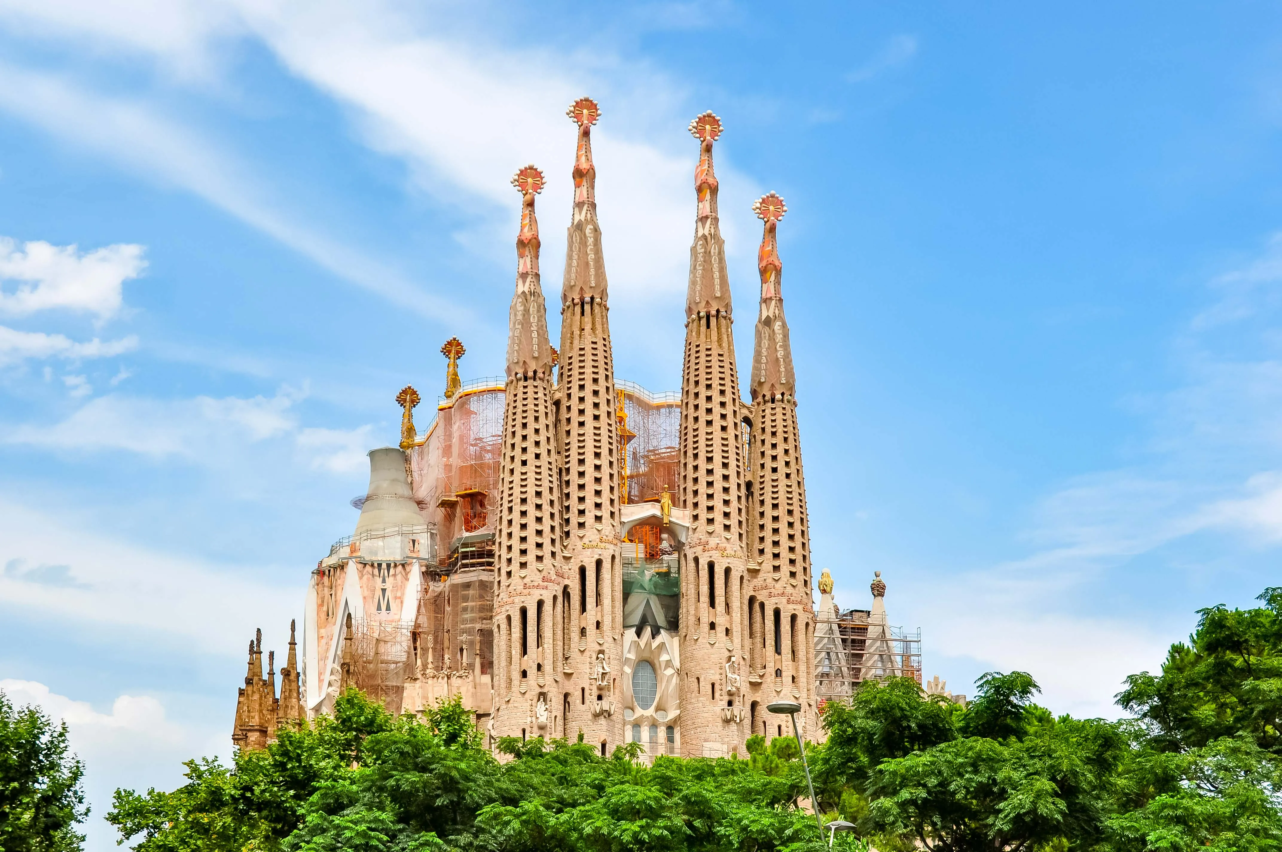 Sagrada Familia Exterior Panorama