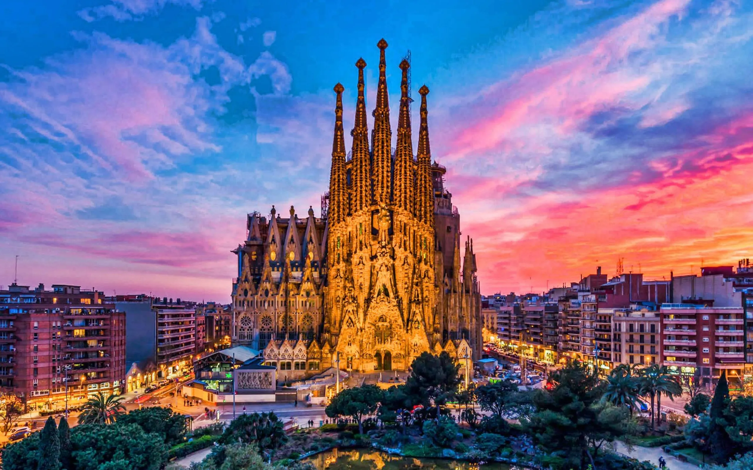 Sagrada Familia Towers View