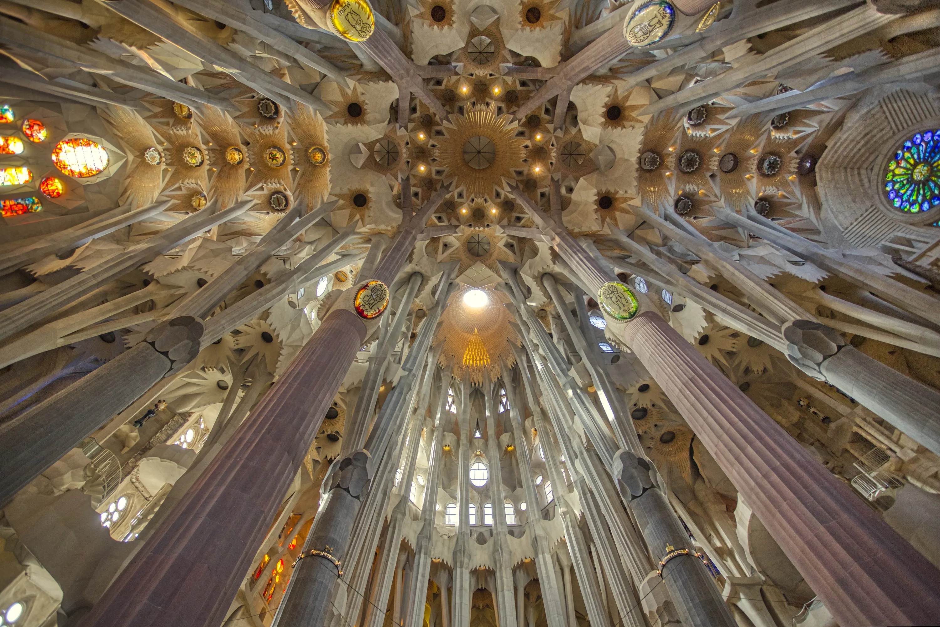 Sagrada Familia Interior Close-Up