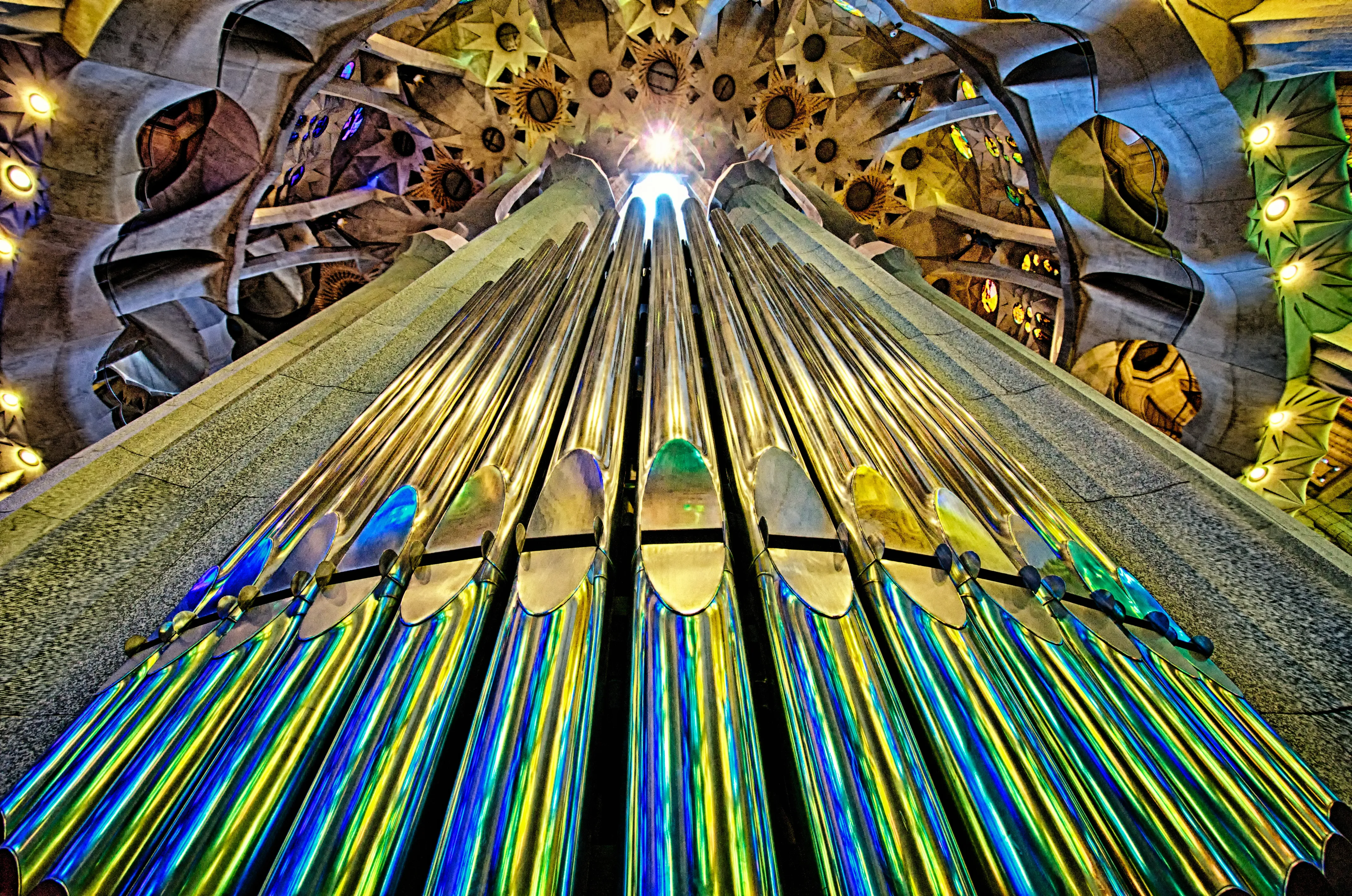 Sagrada Familia Organ Close-Up