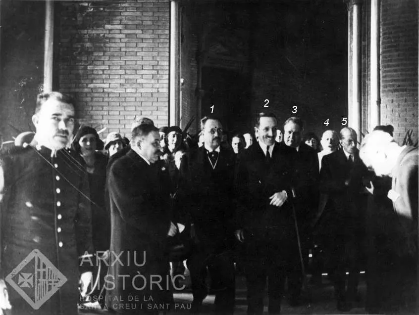 Sant Pau inauguration ceremony in 1929