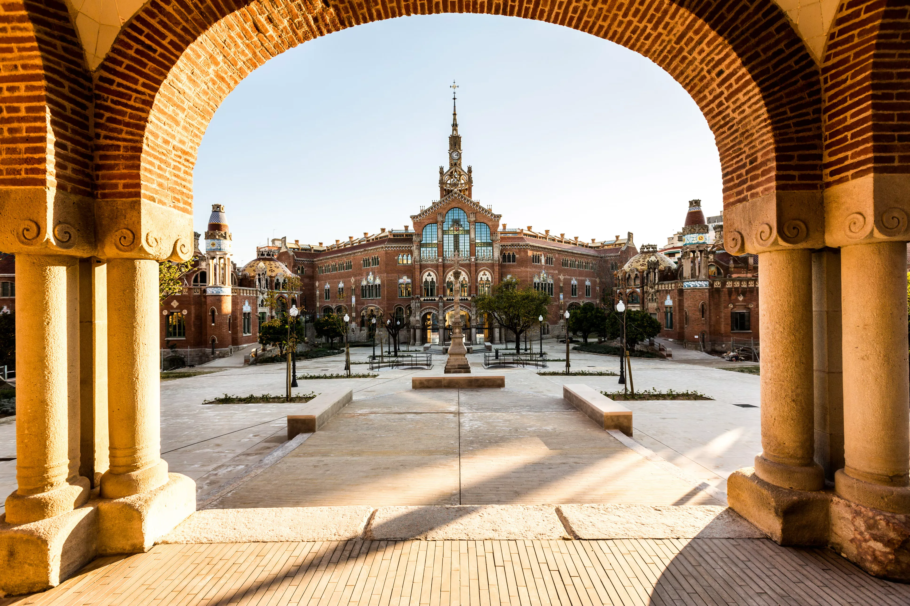 Gardens and pavilions at Sant Pau