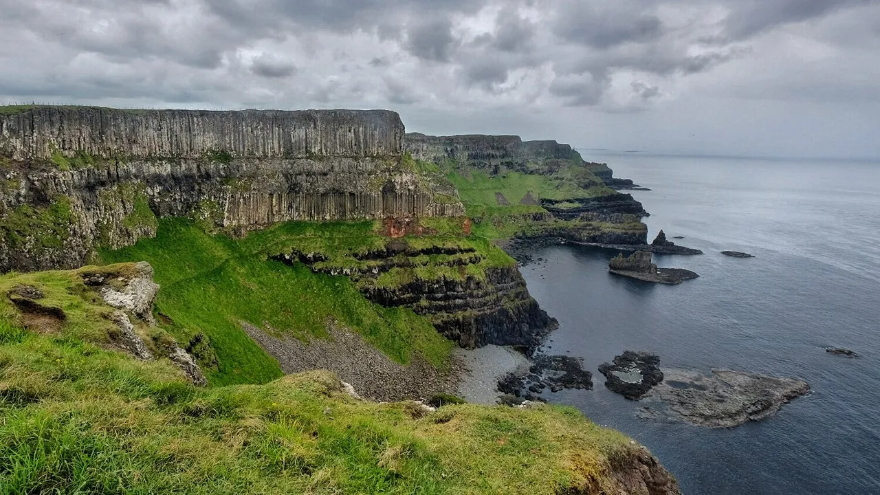 Northern Ireland coastline near Giant's Causeway