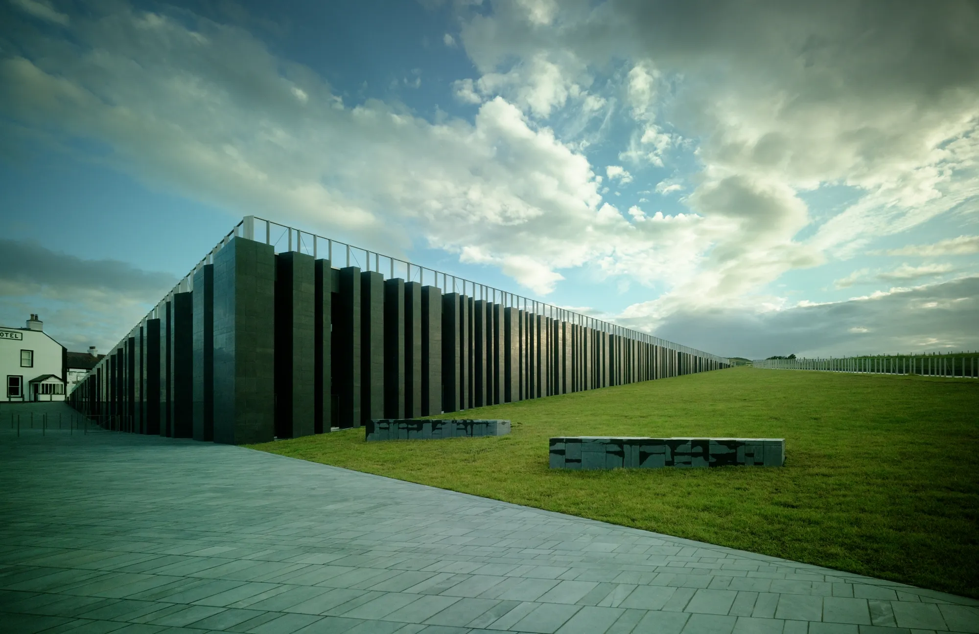 Visitor entrance area at Giant's Causeway