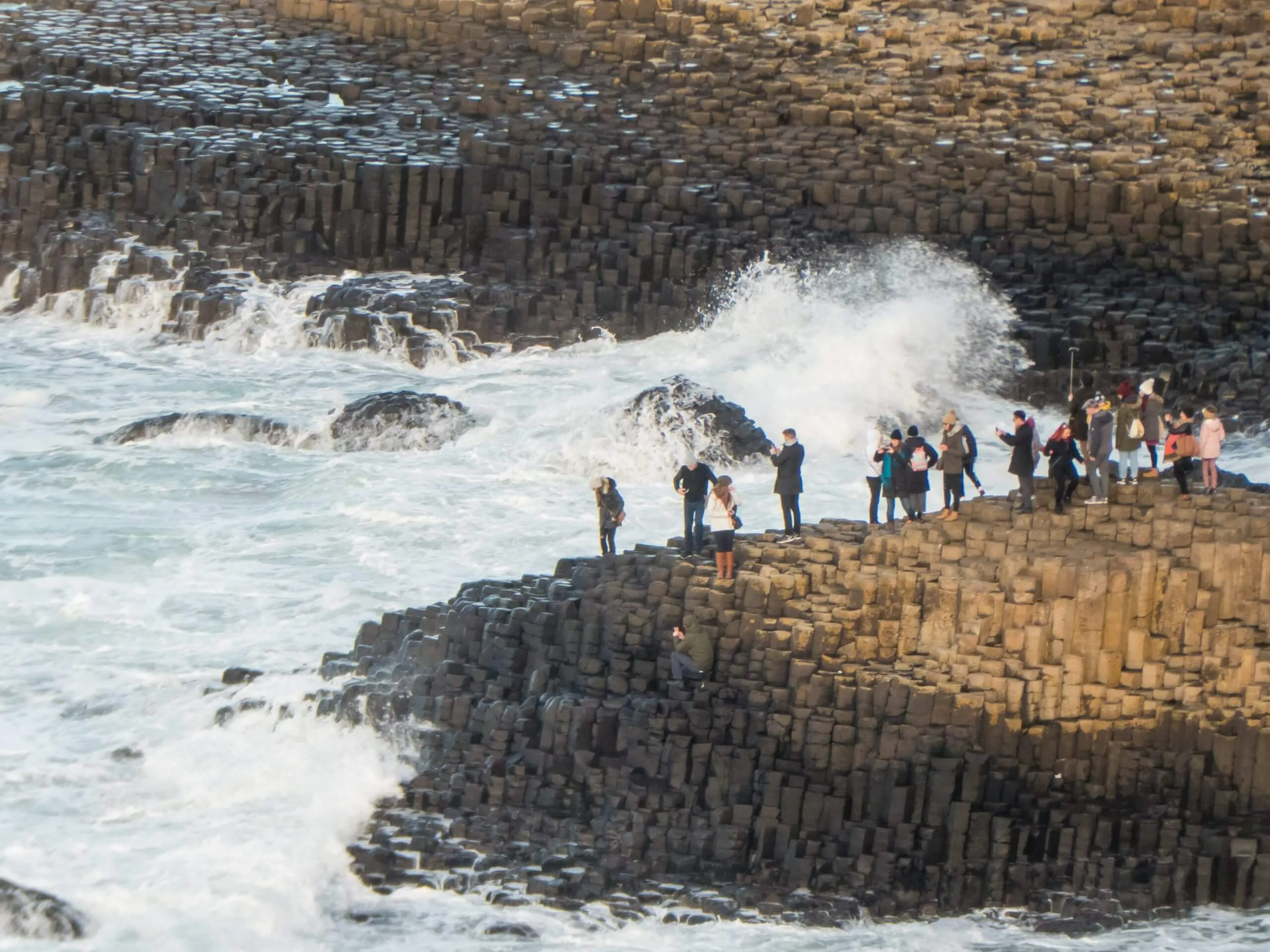 Rainy Day at Giant's Causeway: How to Enjoy the Storm Mood Safely