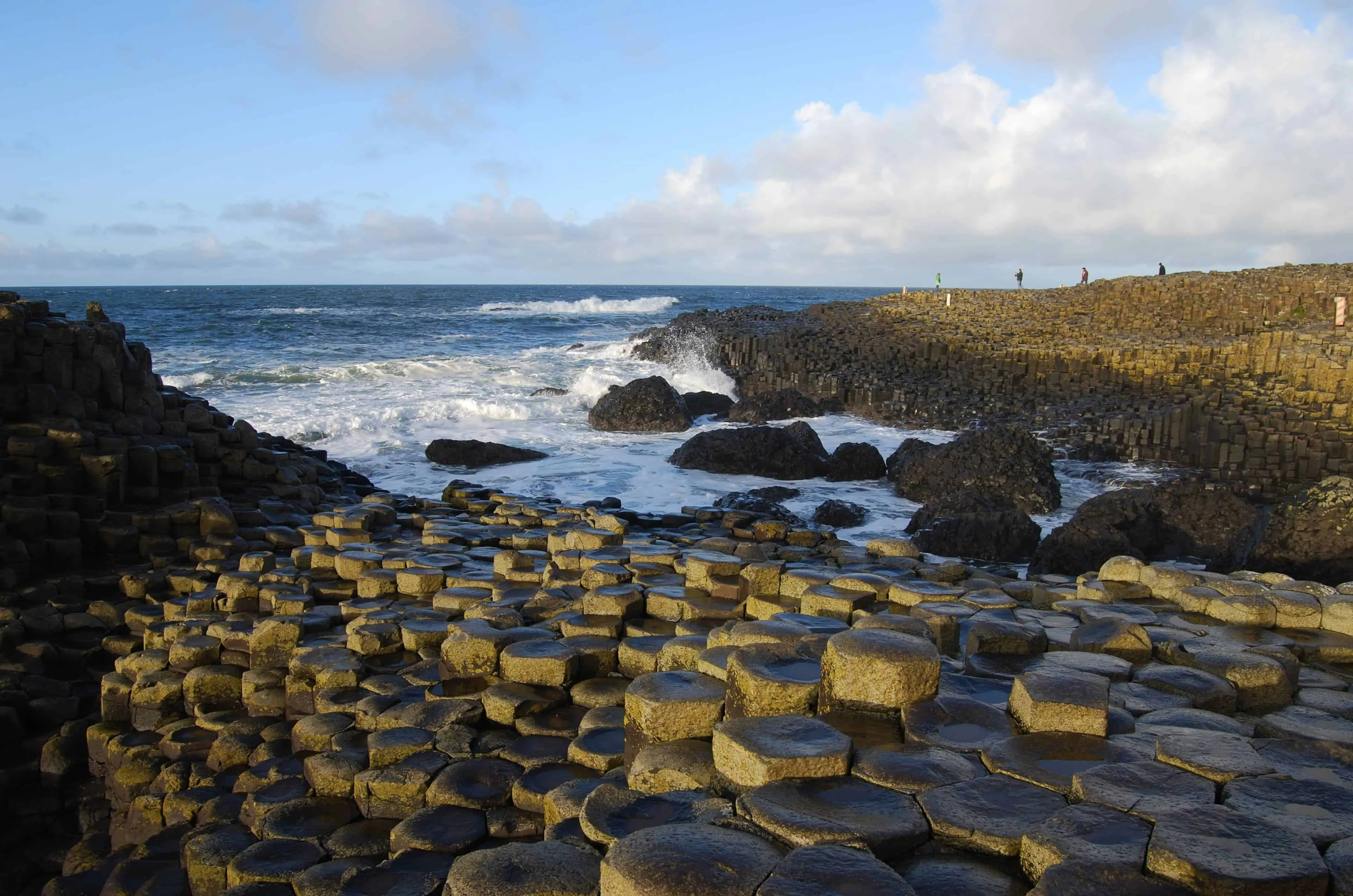 Sea view from the Giant's Causeway rocks