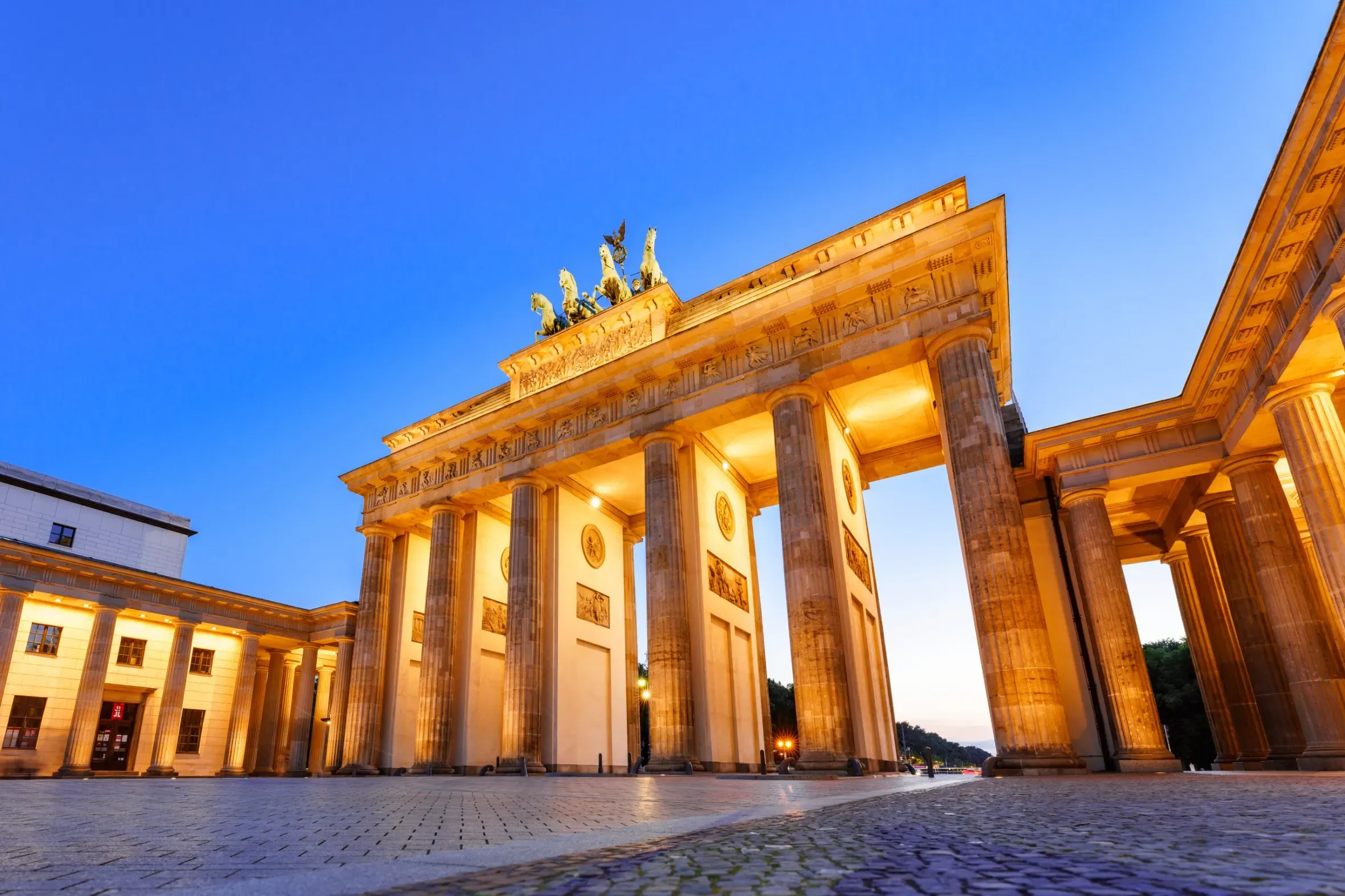 Brandenburg Gate at Sunset