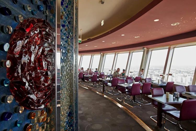Sphere restaurant inside the Berlin TV Tower