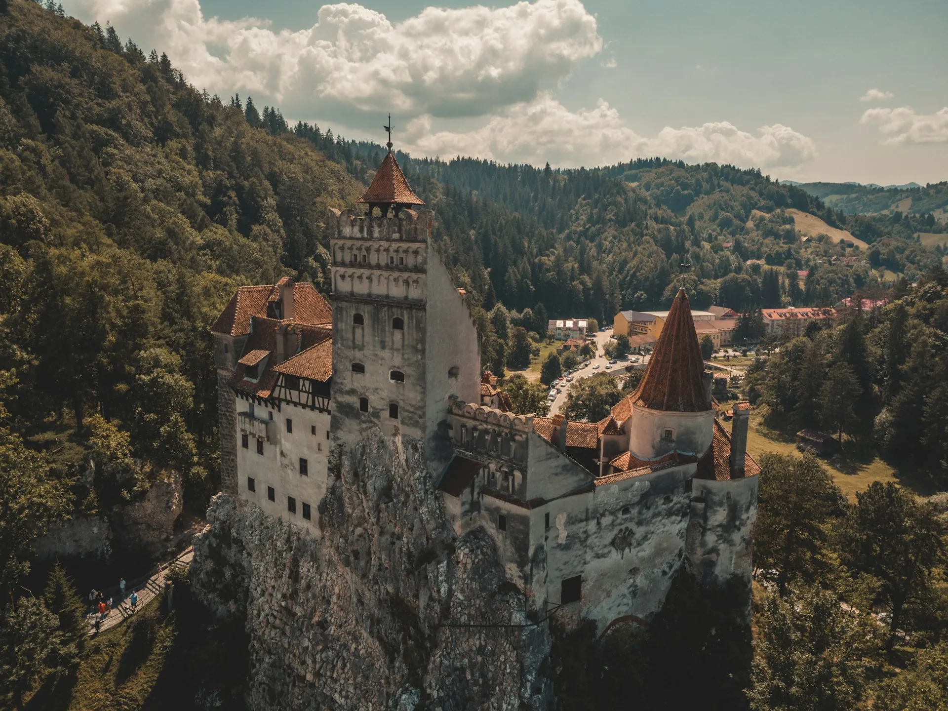 Ravine view from Bran Castle