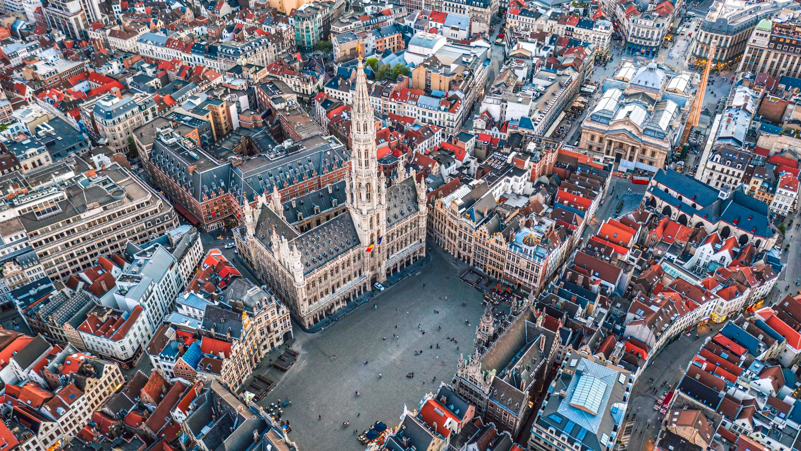 Aerial of Grand-Place