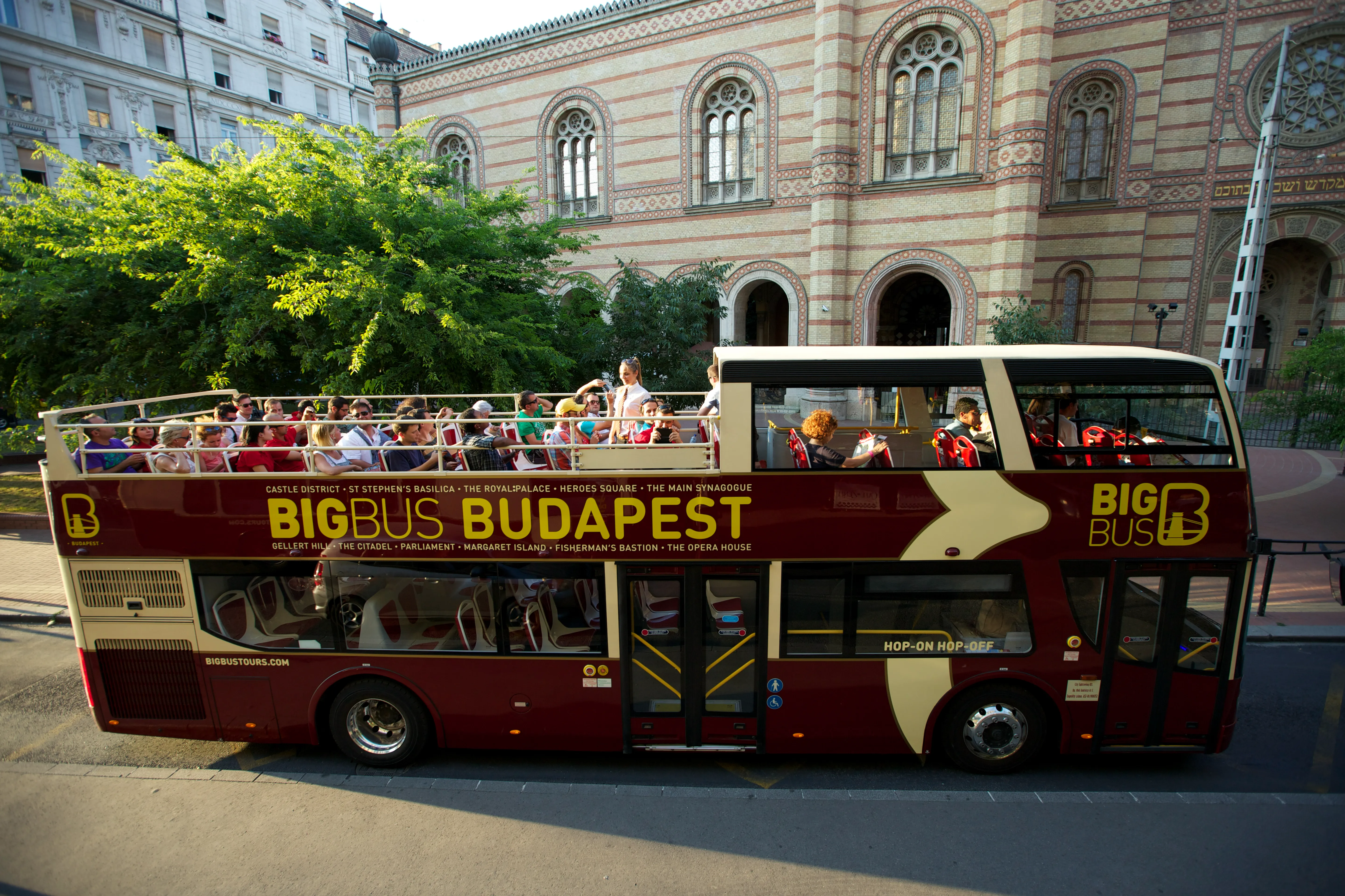 Big Bus Budapest hop-on hop-off sightseeing bus