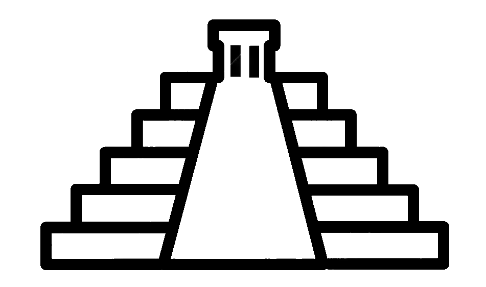 Chichen Itza Archaeological Site Logo