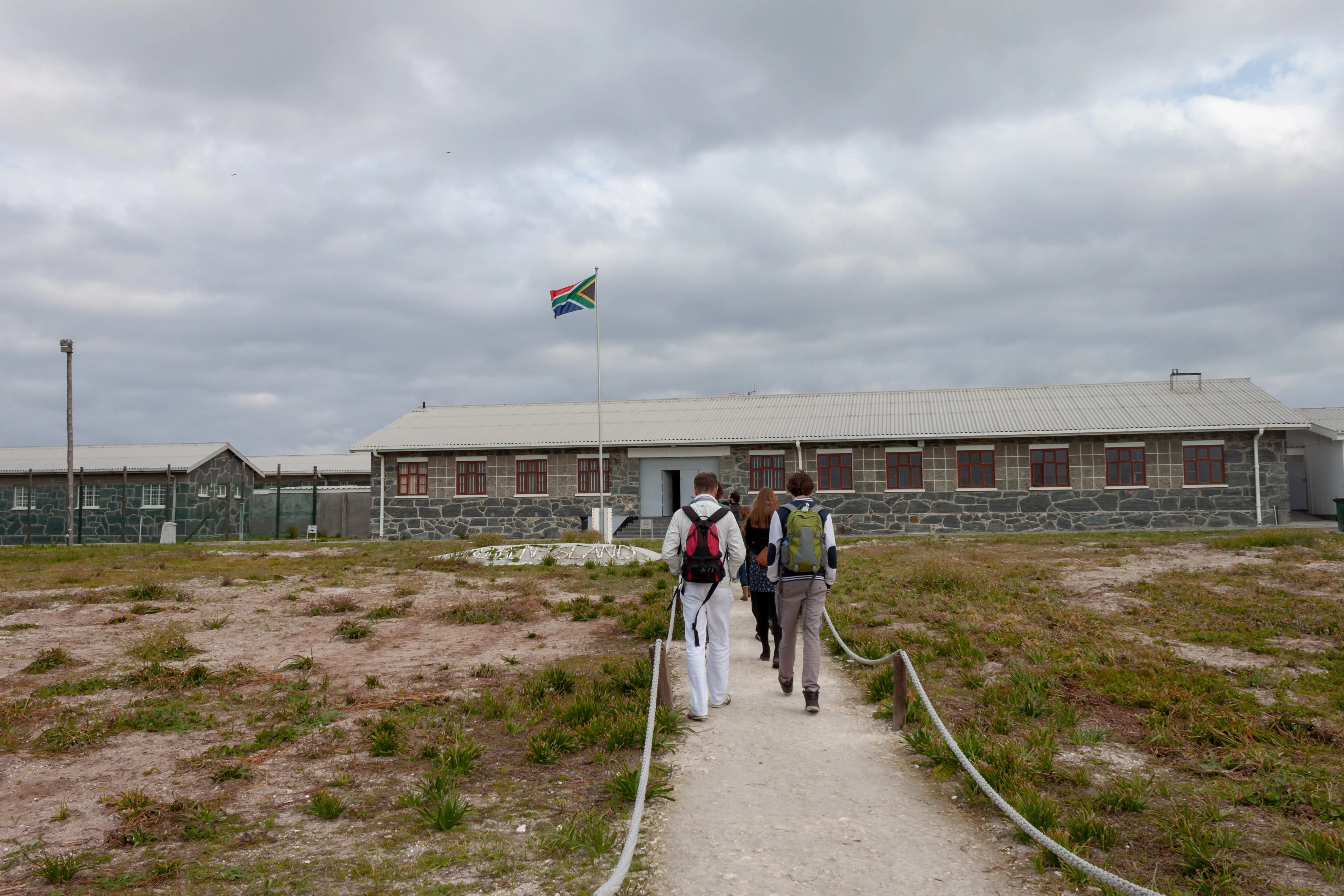 Visitors on a guided tour at Robben Island Museum