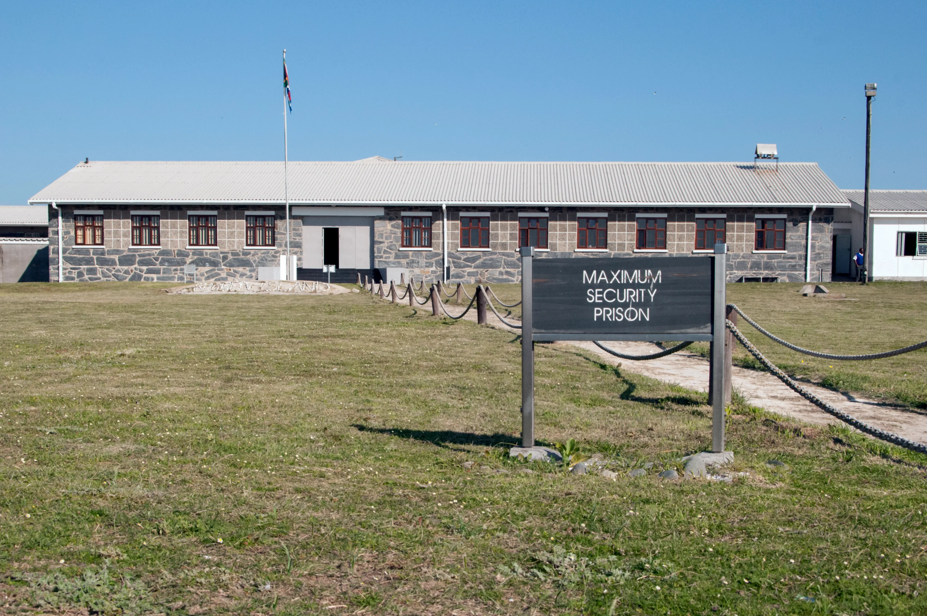 Entrance to the former prison on Robben Island