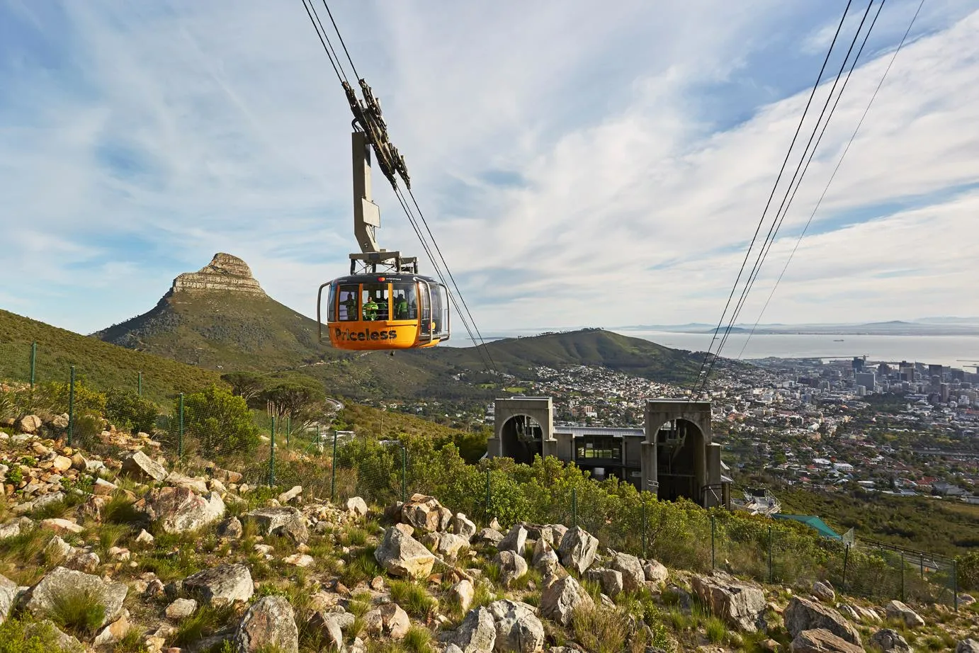 Table Mountain Cableway lower station in Cape Town