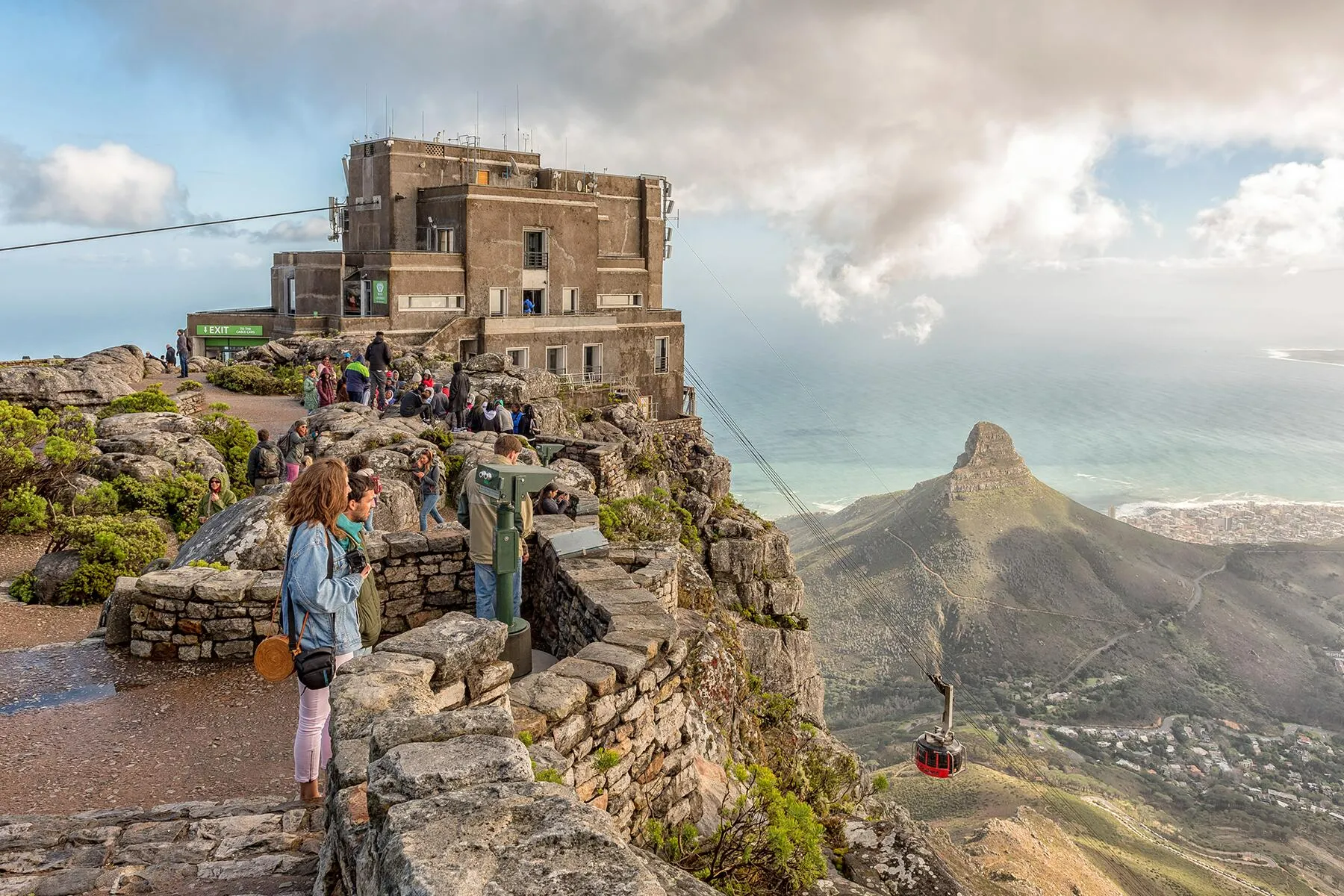 Table Mountain summit cableway station