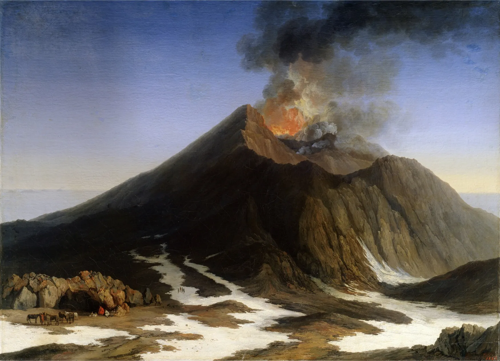 18th-century depiction of Mount Etna