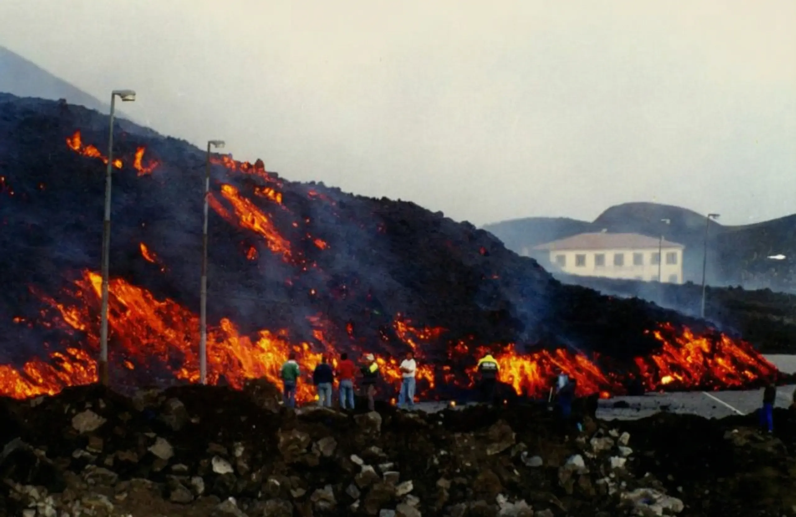 Mount Etna eruption in 2002