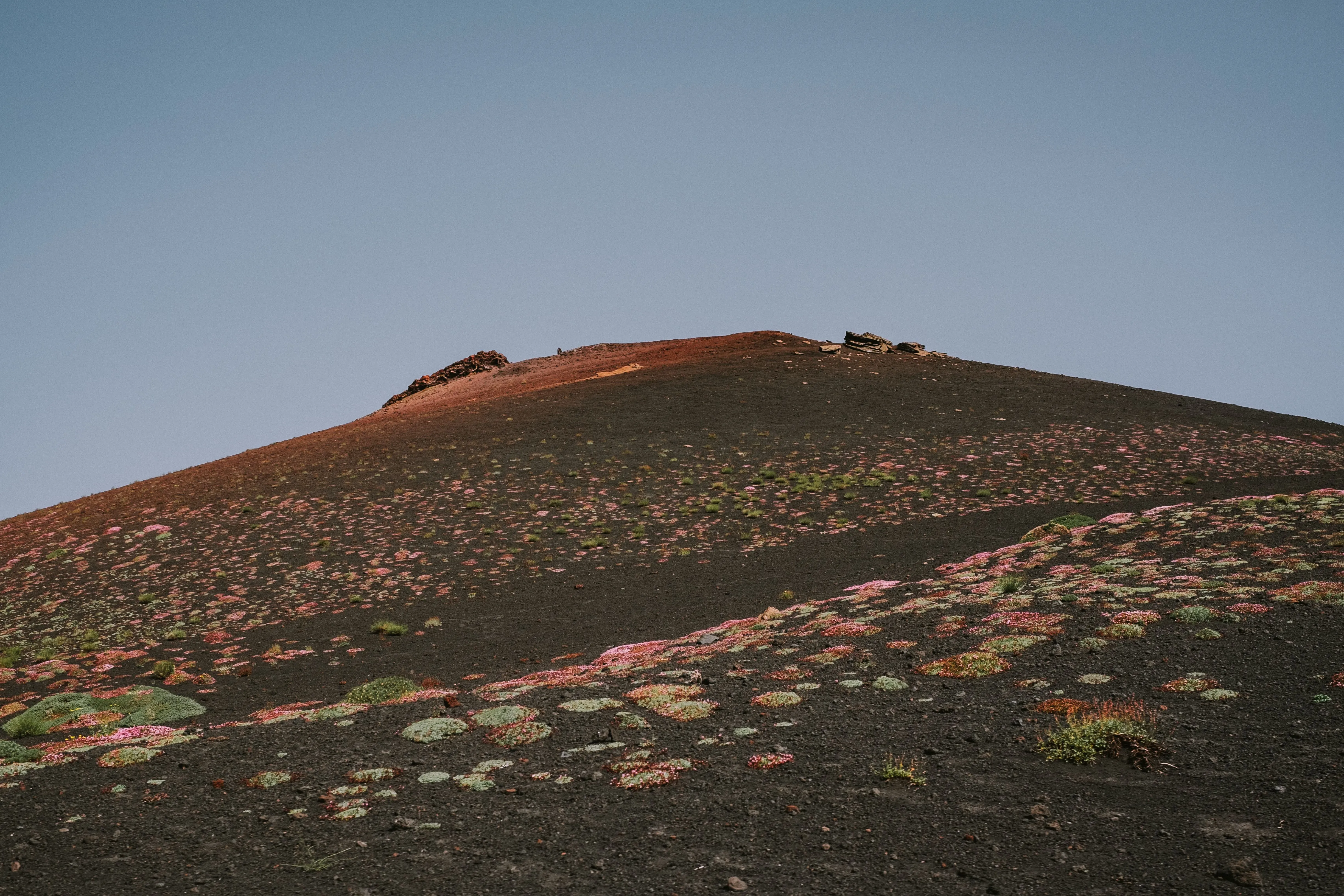 Mount Etna summit landscape