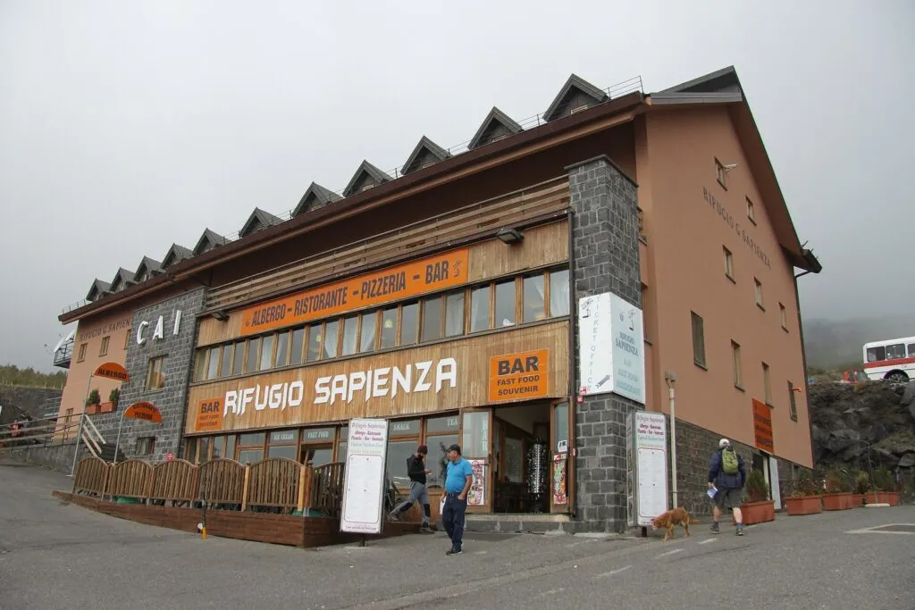 Rifugio Sapienza on Mount Etna