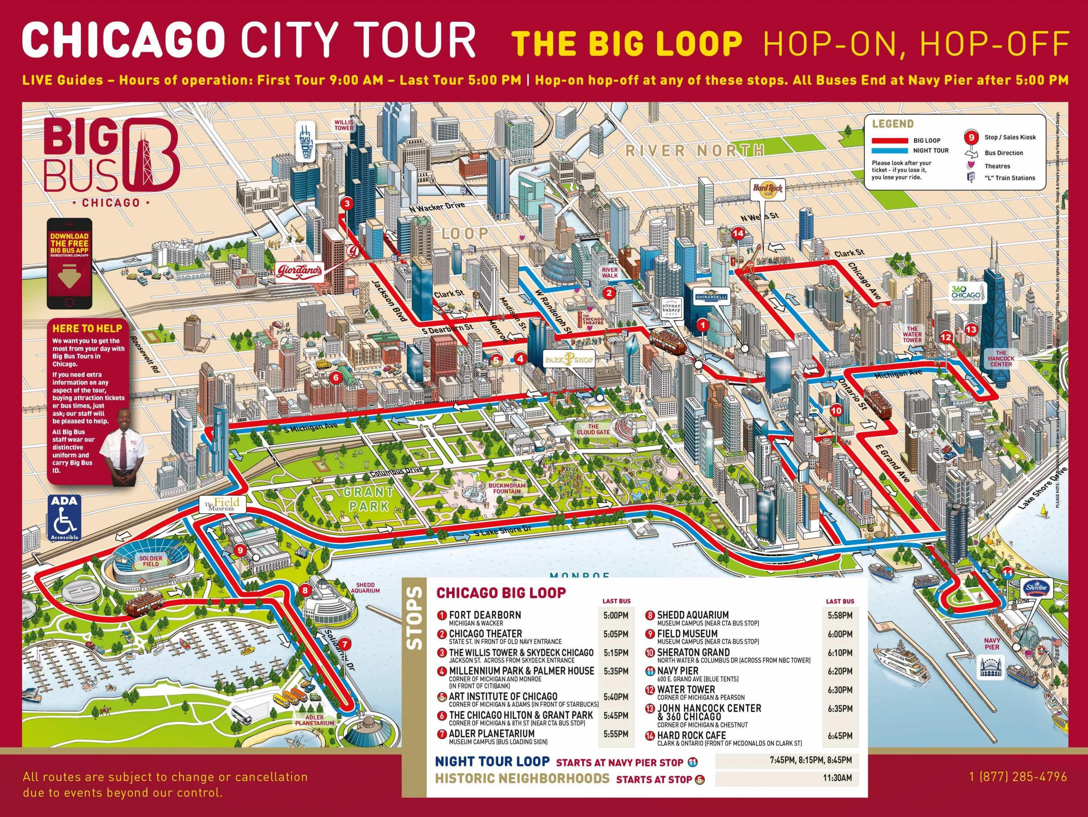 Sightseeing Paths & POIs: A Route-by-Route Guide Along the Chicago HoHo