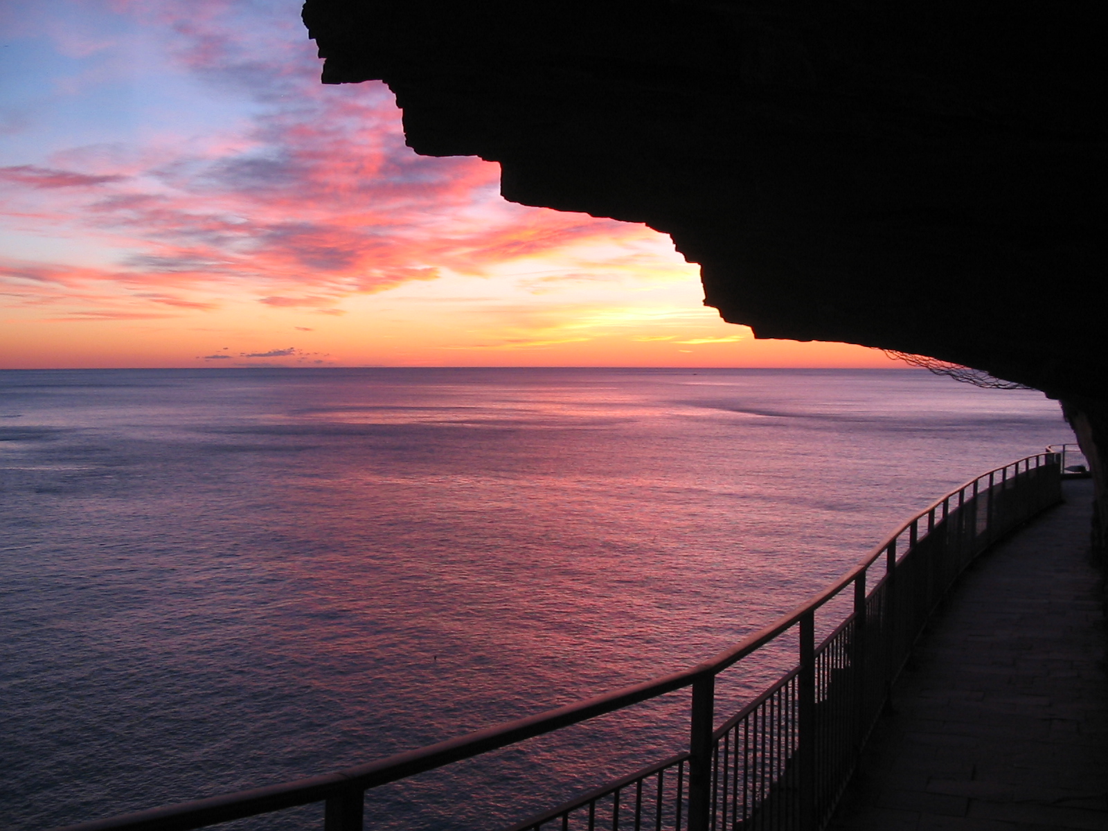 Sunset view from Via dell'Amore