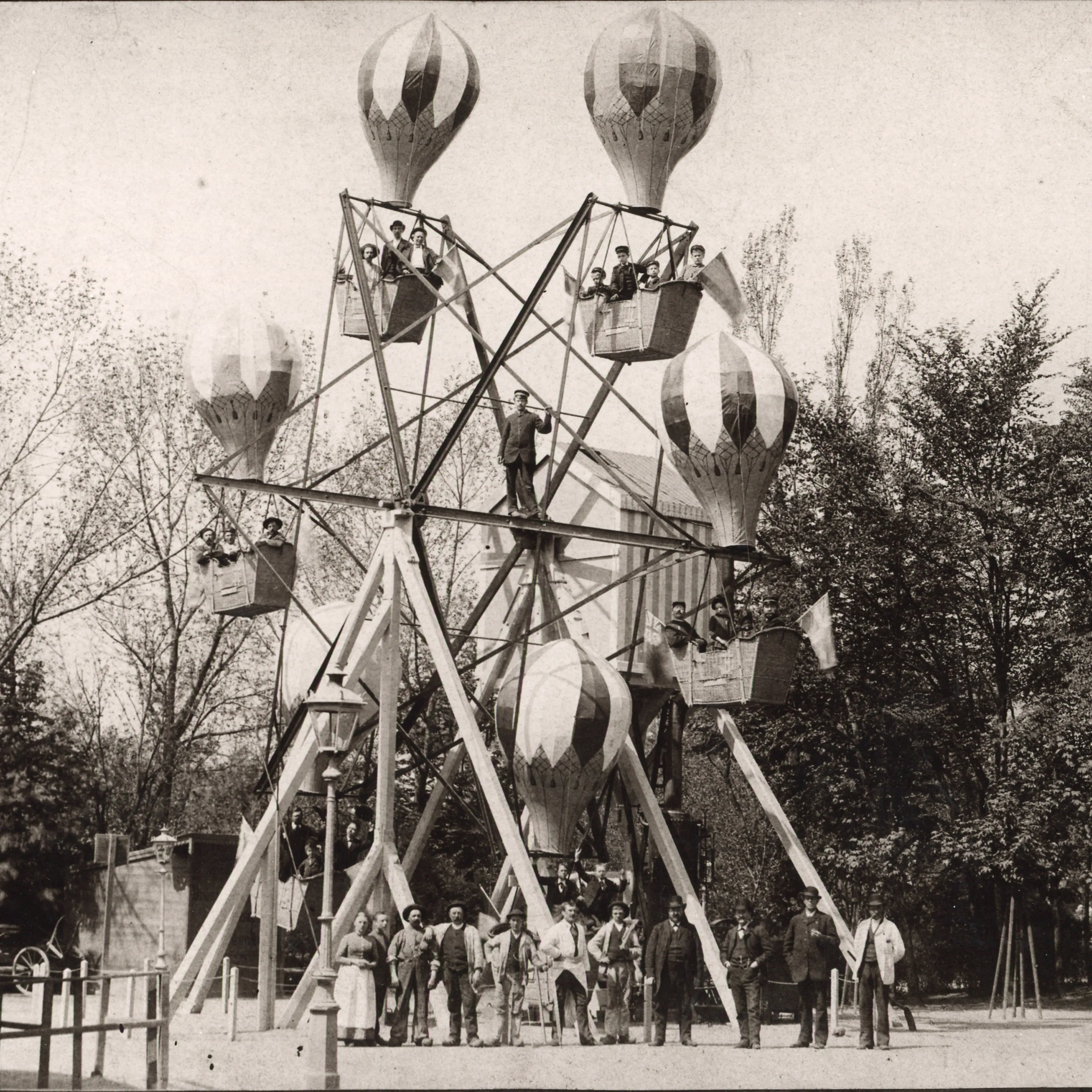 Tivoli gardens old photo