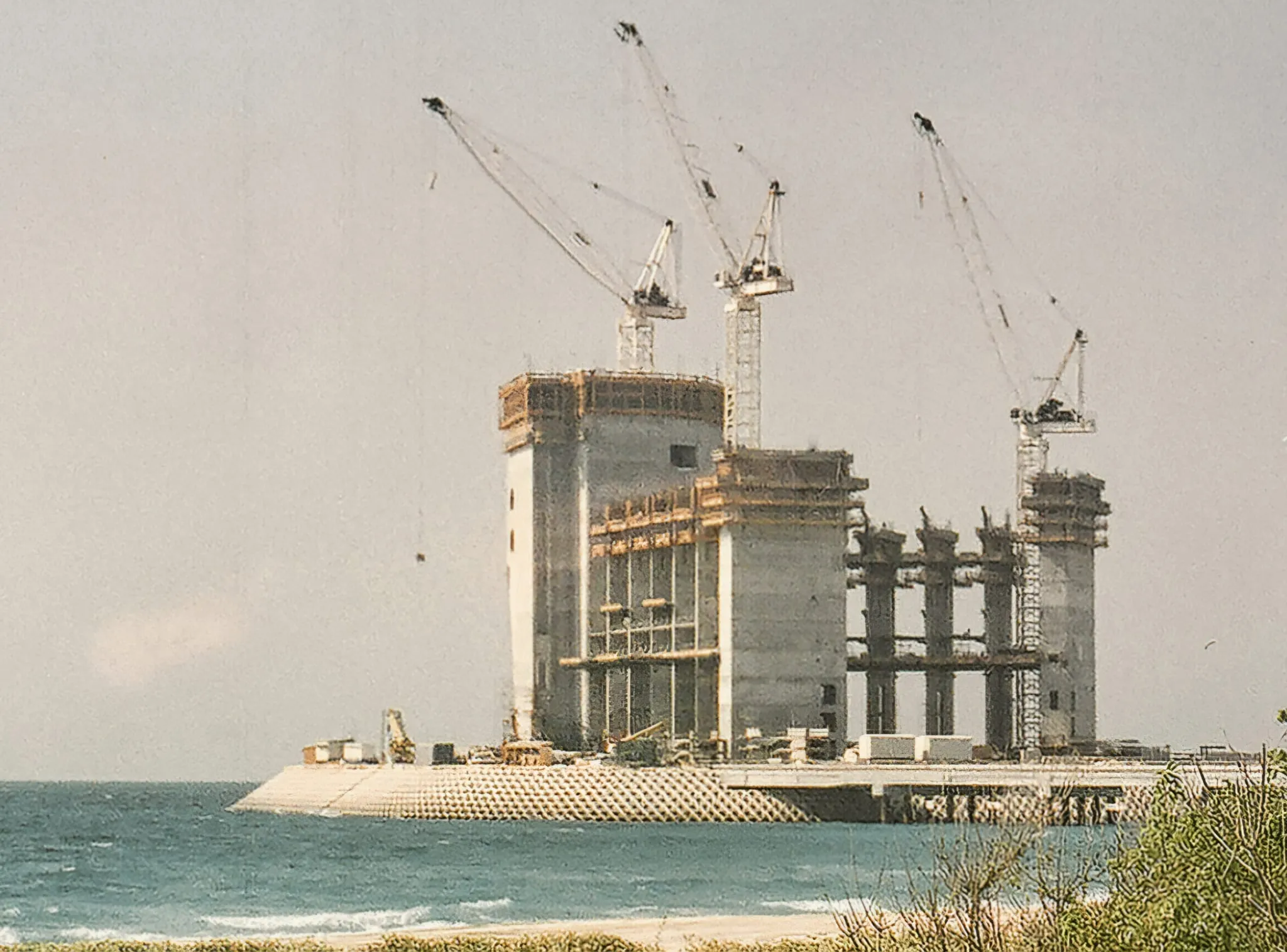 1995 Burj Al Arab pillars construction