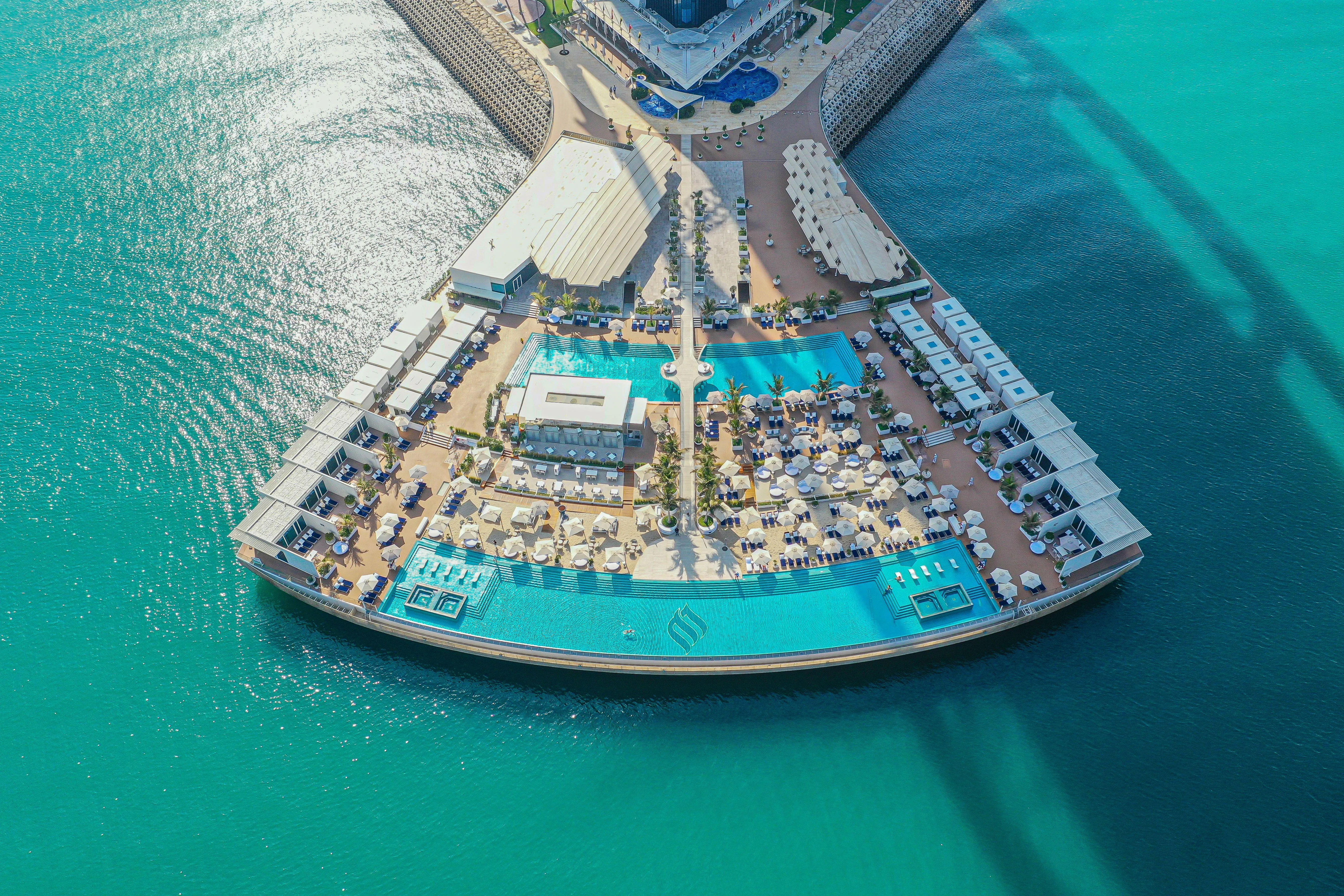 Sea terrace pools at Burj Al Arab