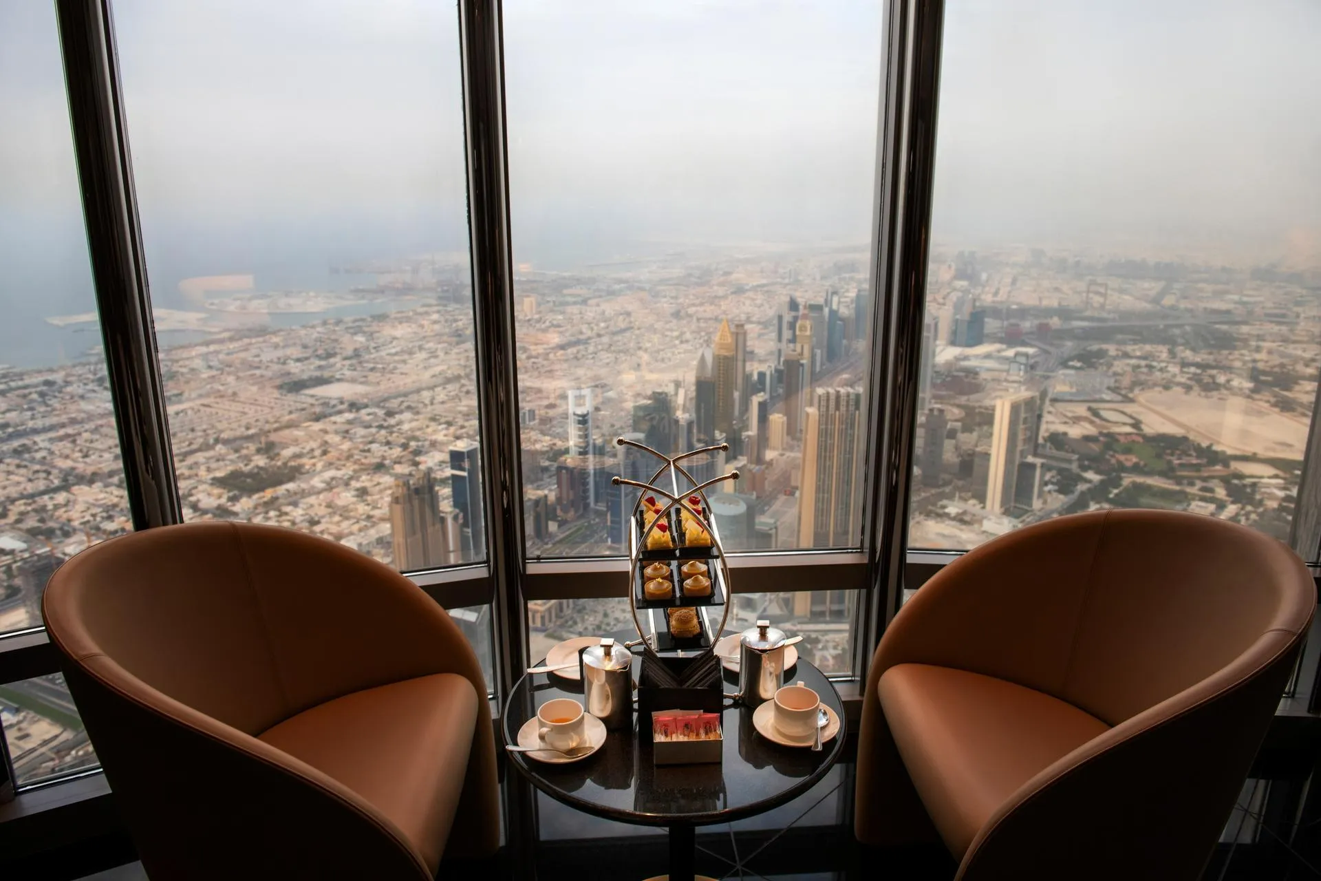 The Lounge at level 154 inside Burj Khalifa
