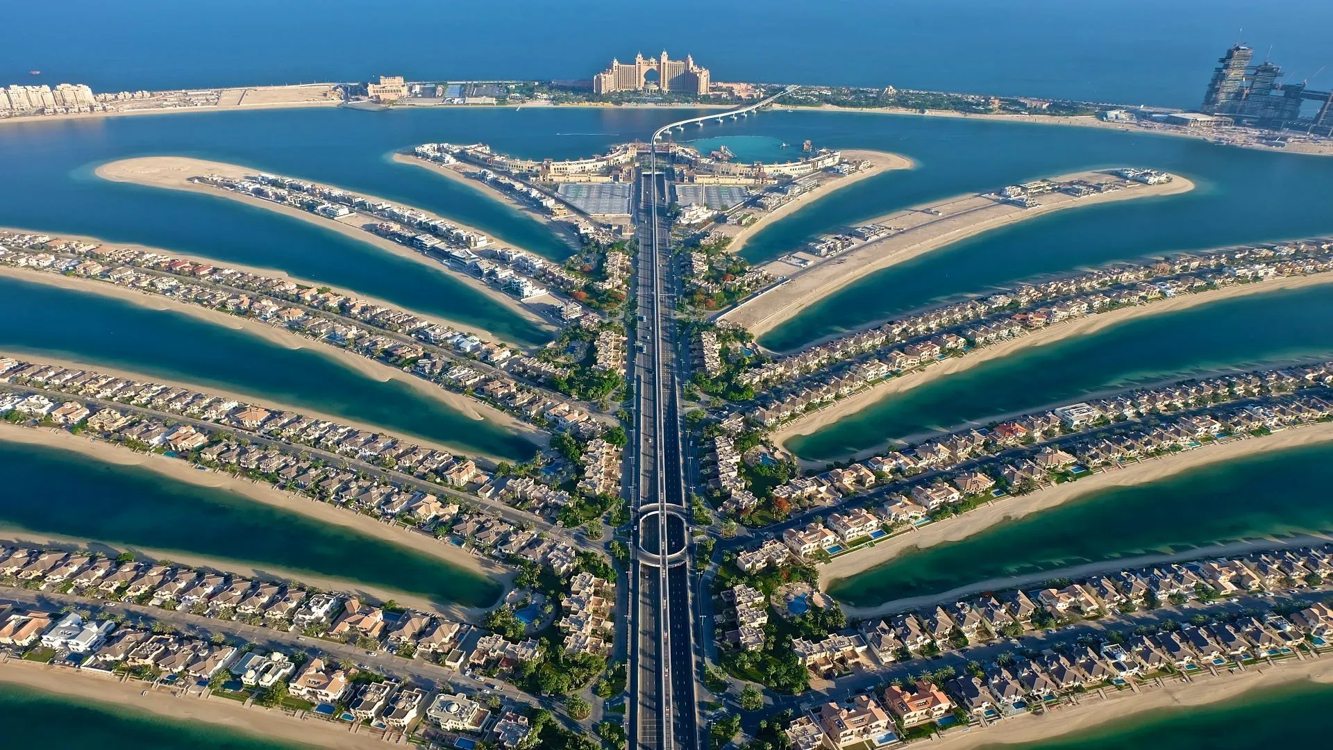 Palm Jumeirah seen from Burj Khalifa