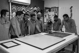 Engineers planning the Dubai Frame
