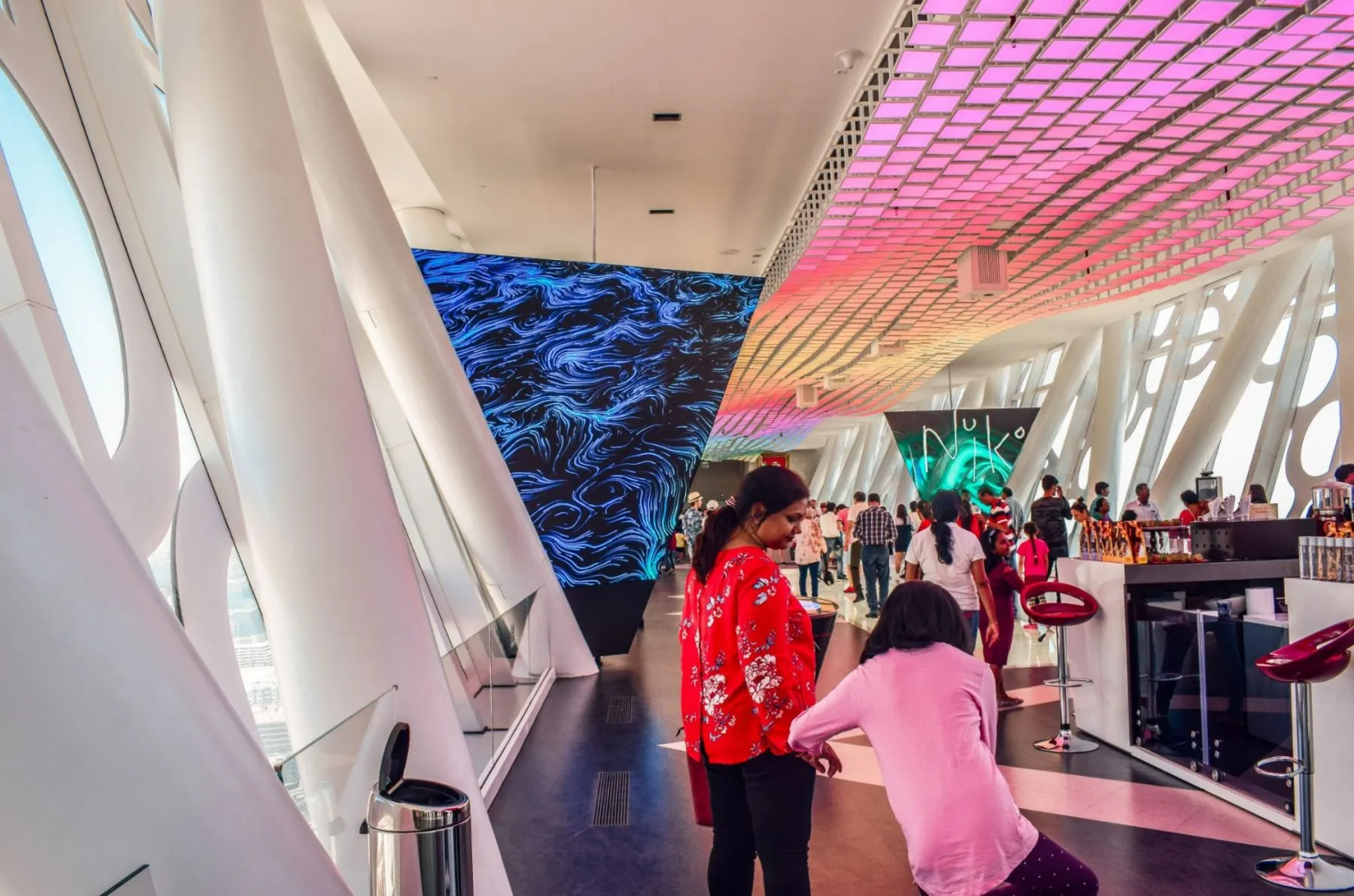 Dubai Frame observation deck view